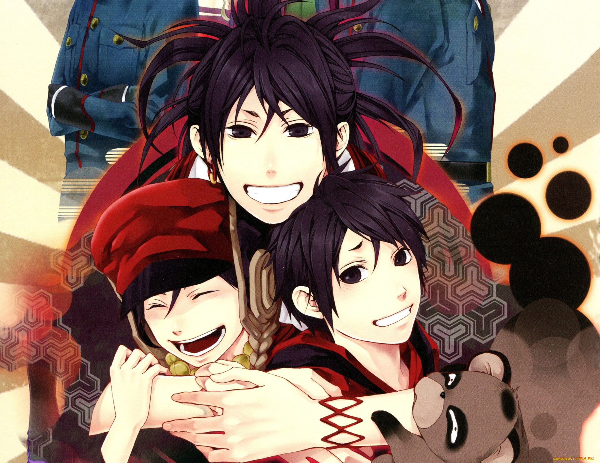 аниме, donten, ni, warau, братья, кумо