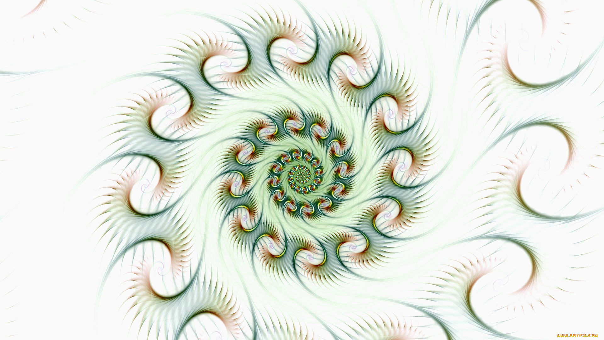3д, графика, фракталы, , fractal, узор, фон, цвета