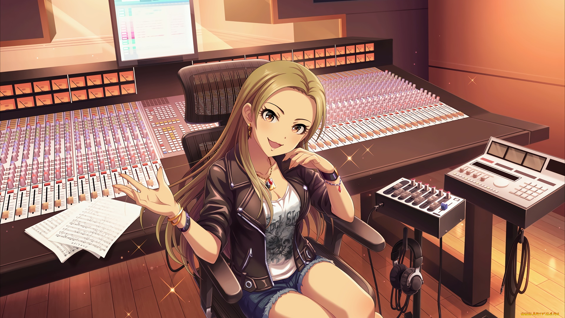 аниме, no, game, no, life, девушка, фон, взгляд