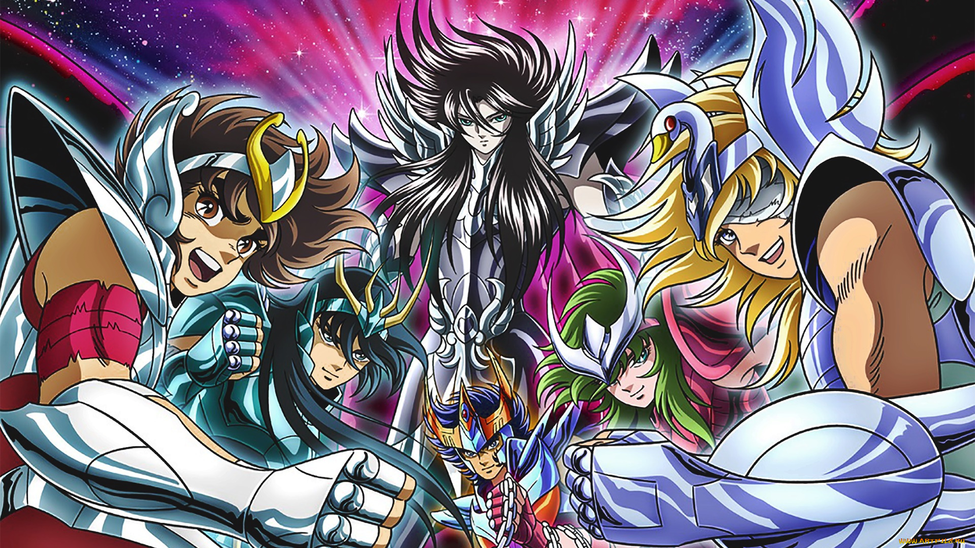 аниме, saint, seiya, персонажи