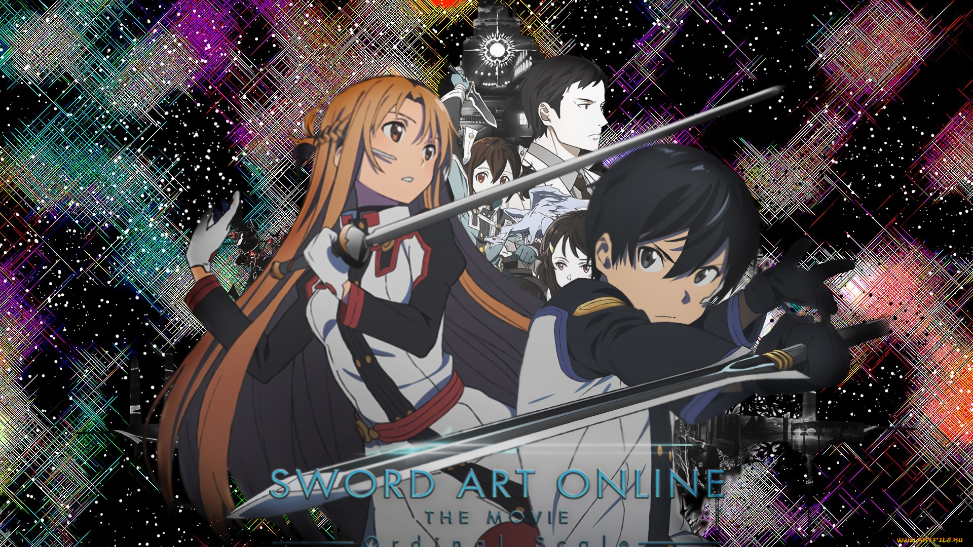 аниме, sword, art, online, мастера, меча, онлайн