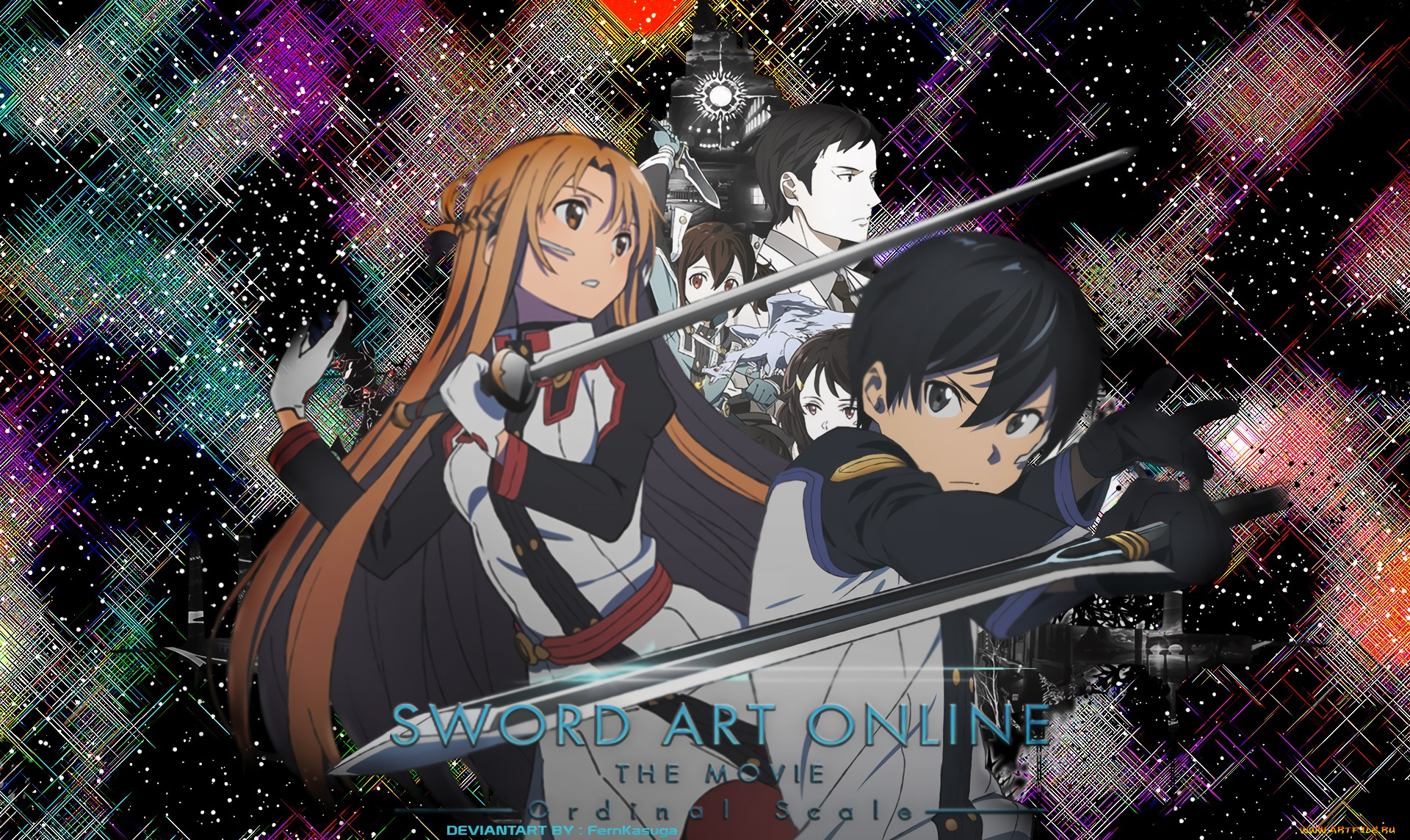 аниме, sword, art, online, мастера, меча, онлайн