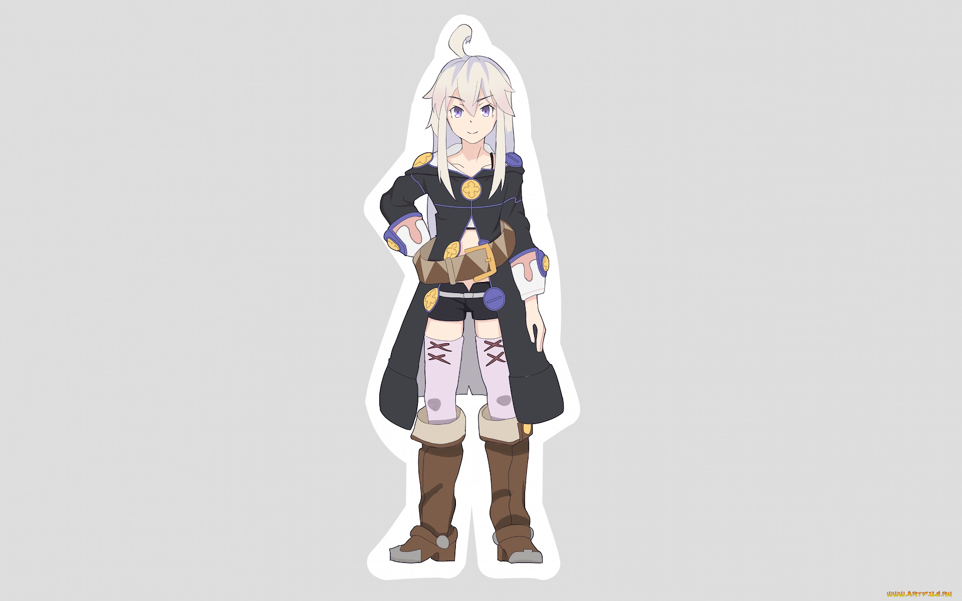 аниме, grimoire, of, zero, фон, девушка, взгляд