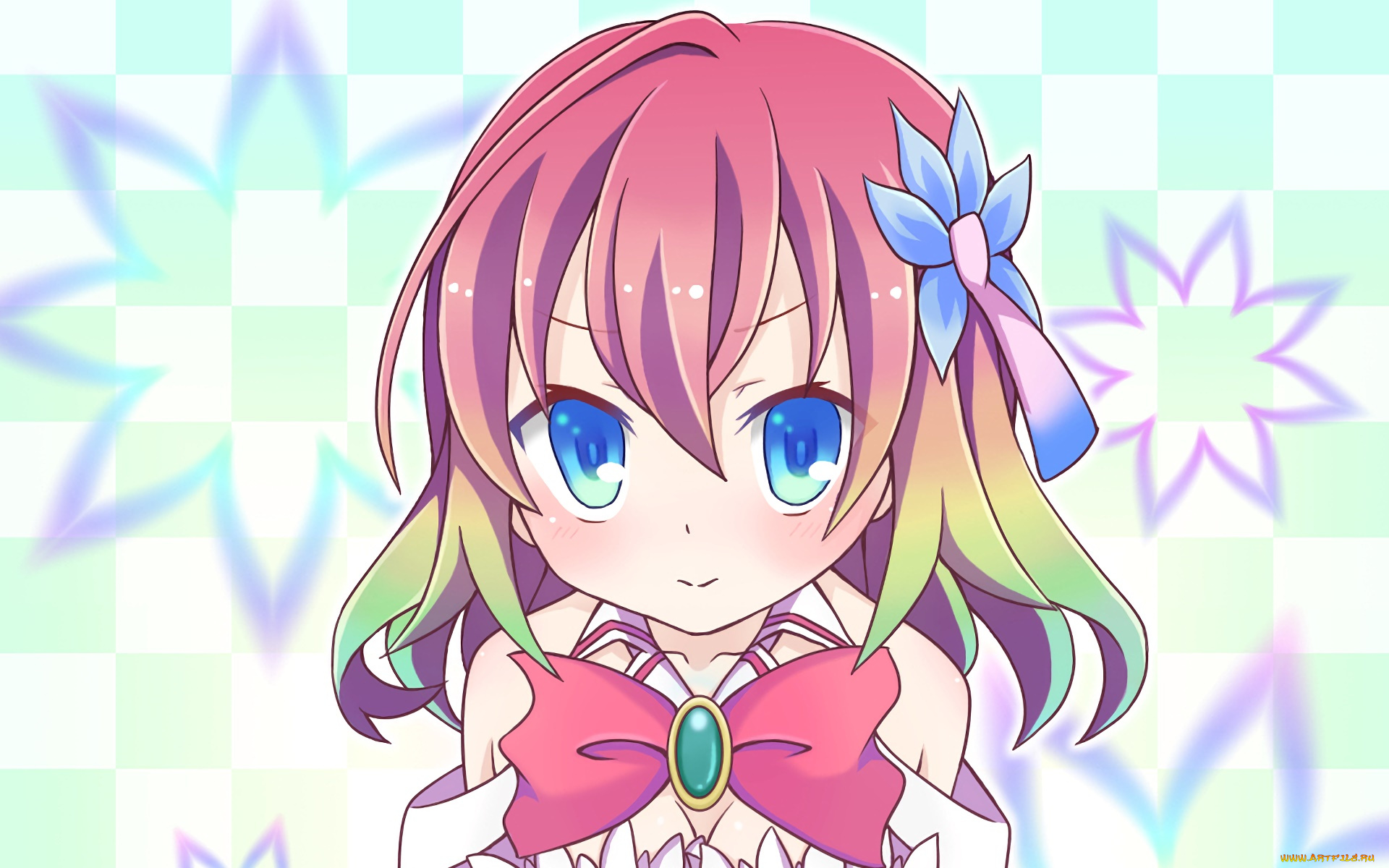 аниме, no, game, no, life, девушка, фон, взгляд