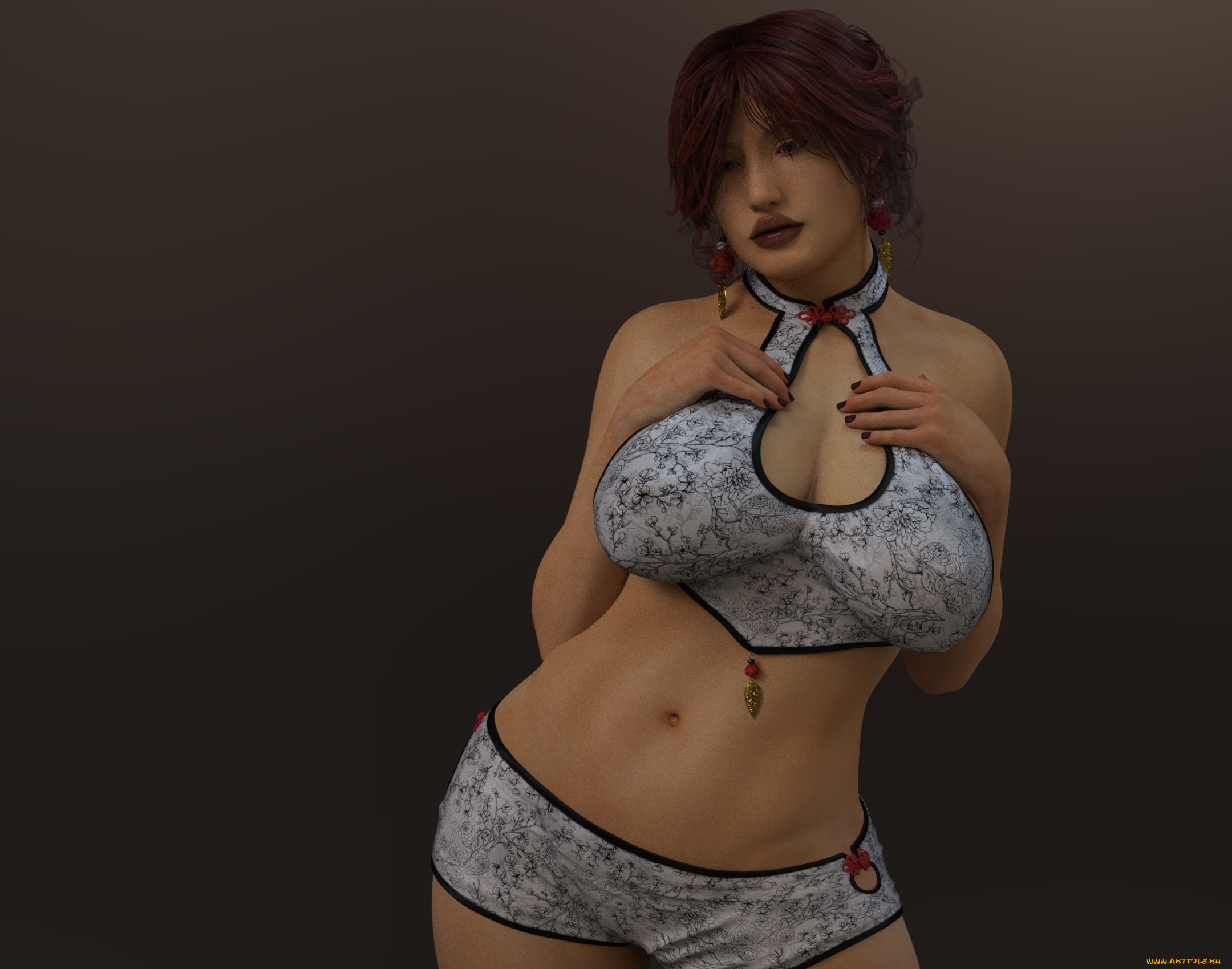 3д, графика, люди, , people, девушка, взгляд, фон