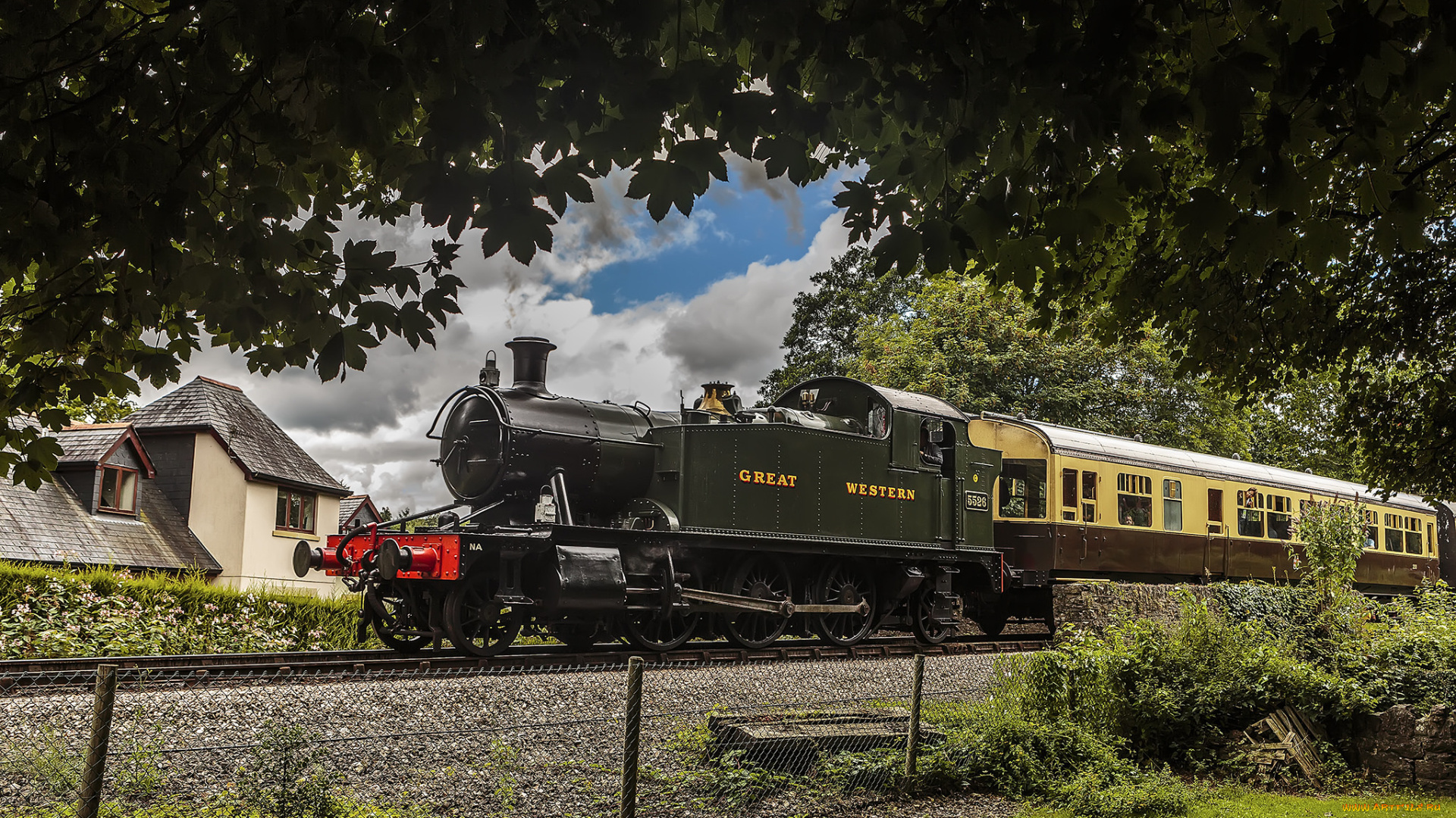 техника, паровозы, локомотив, состав