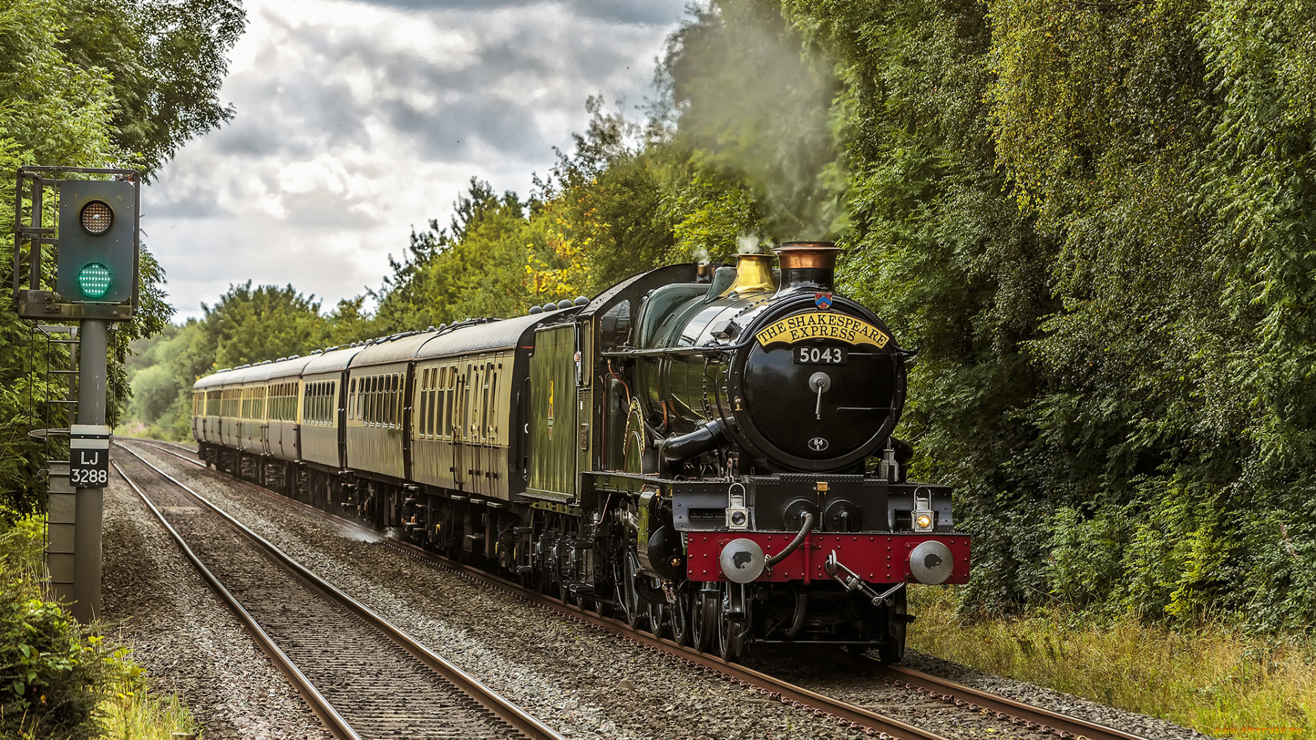 техника, паровозы, локомотив, состав