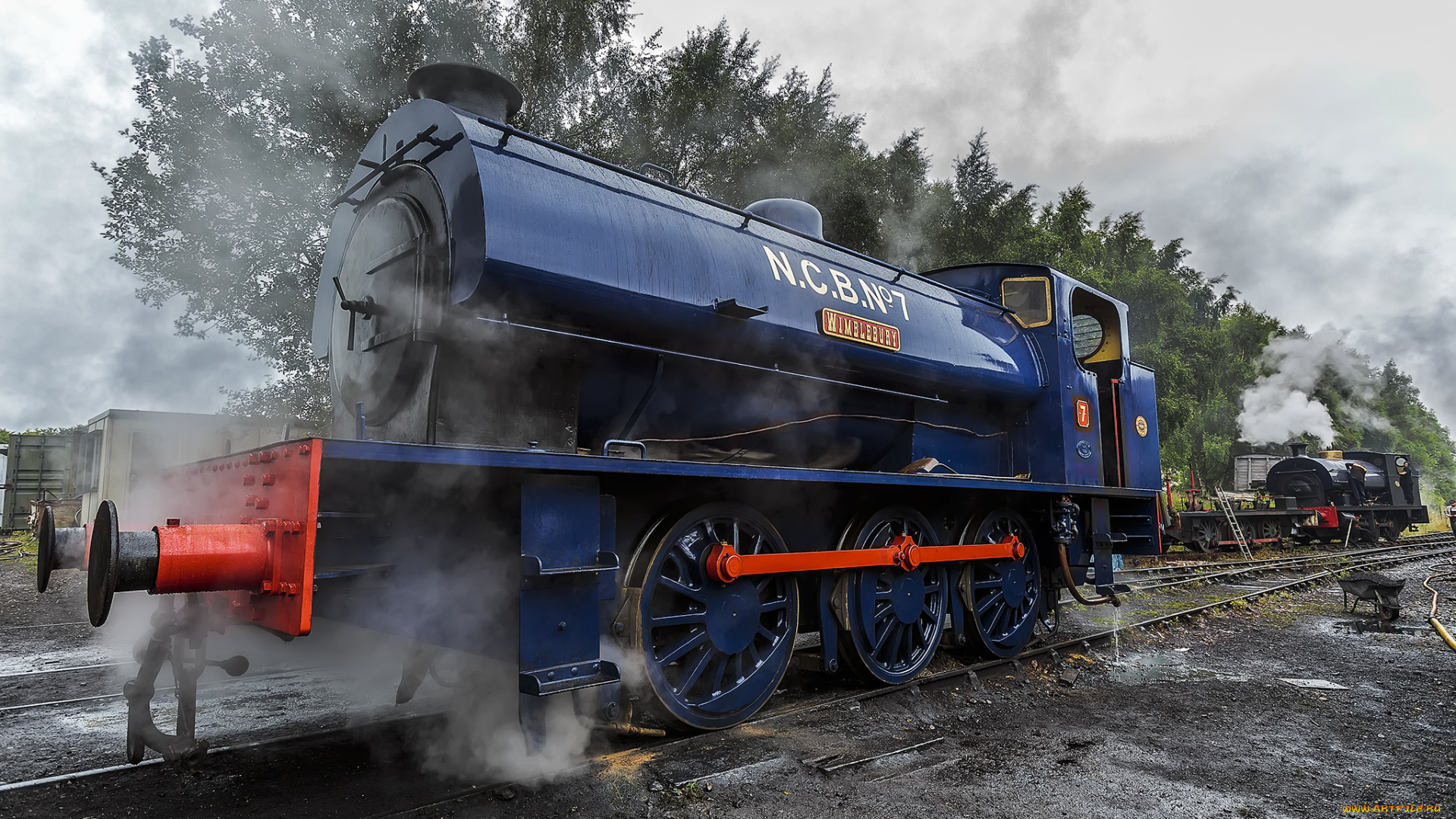 техника, паровозы, состав, локомотив