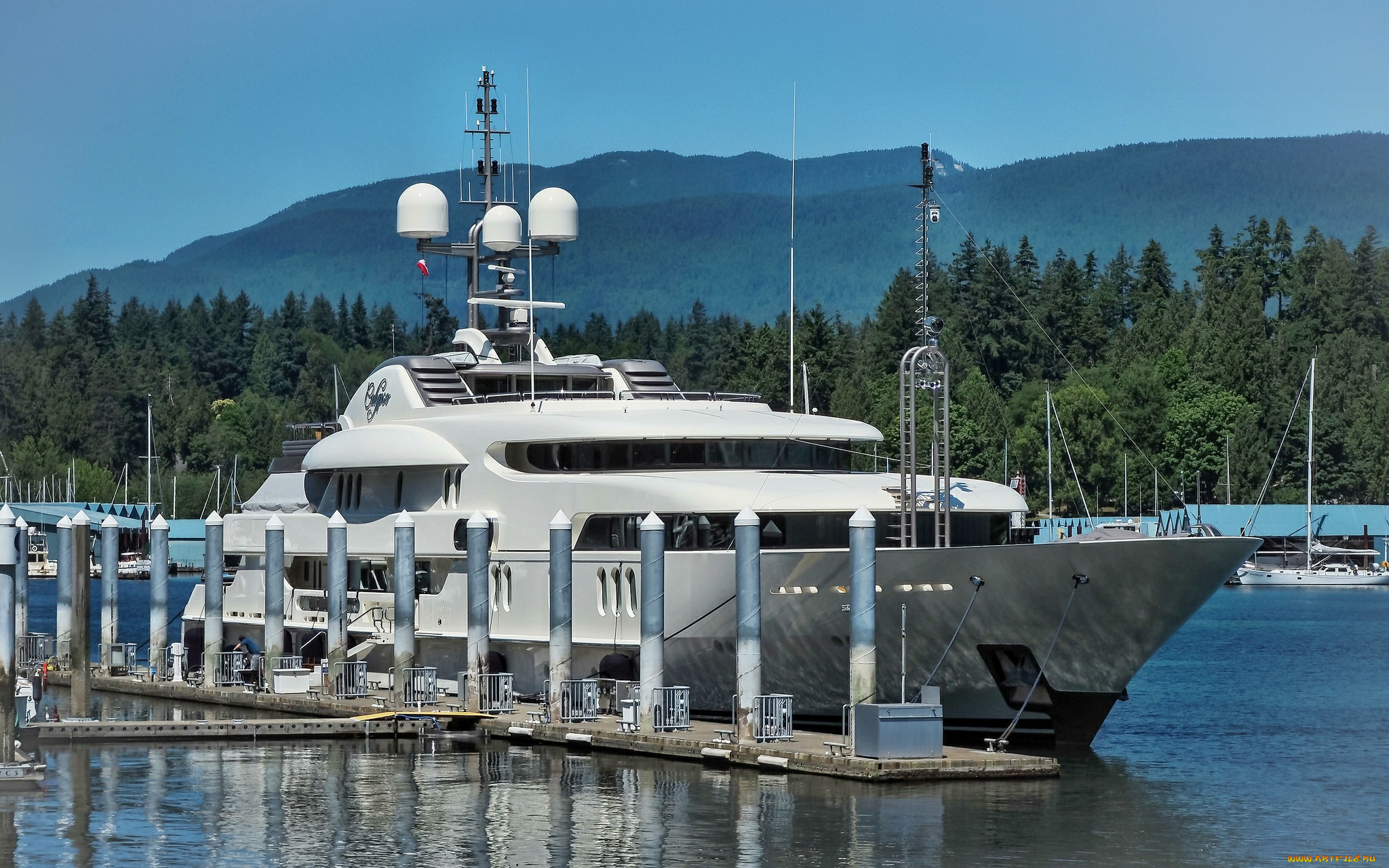 корабли, Яхты, суперяхта