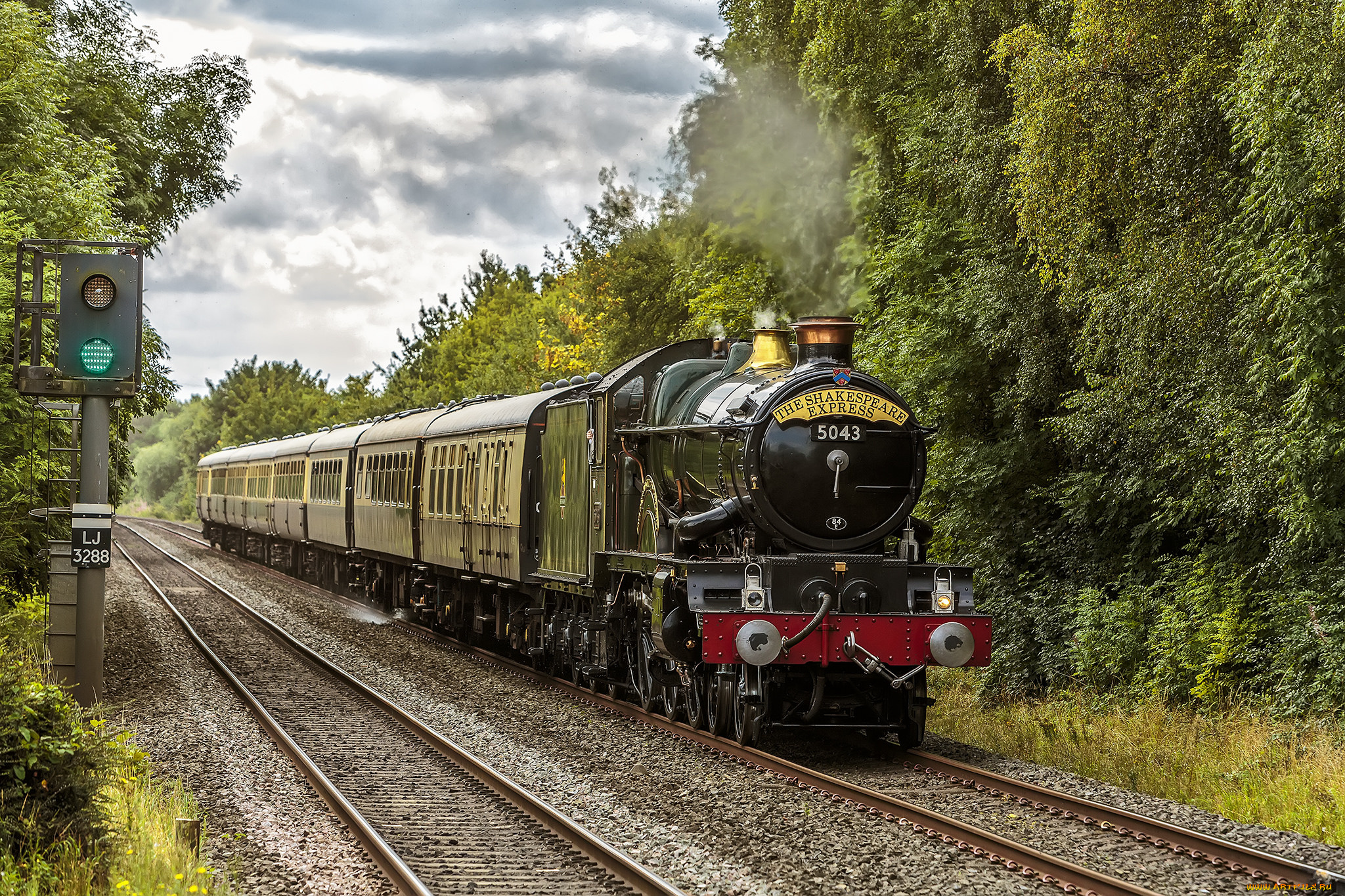 техника, паровозы, локомотив, состав