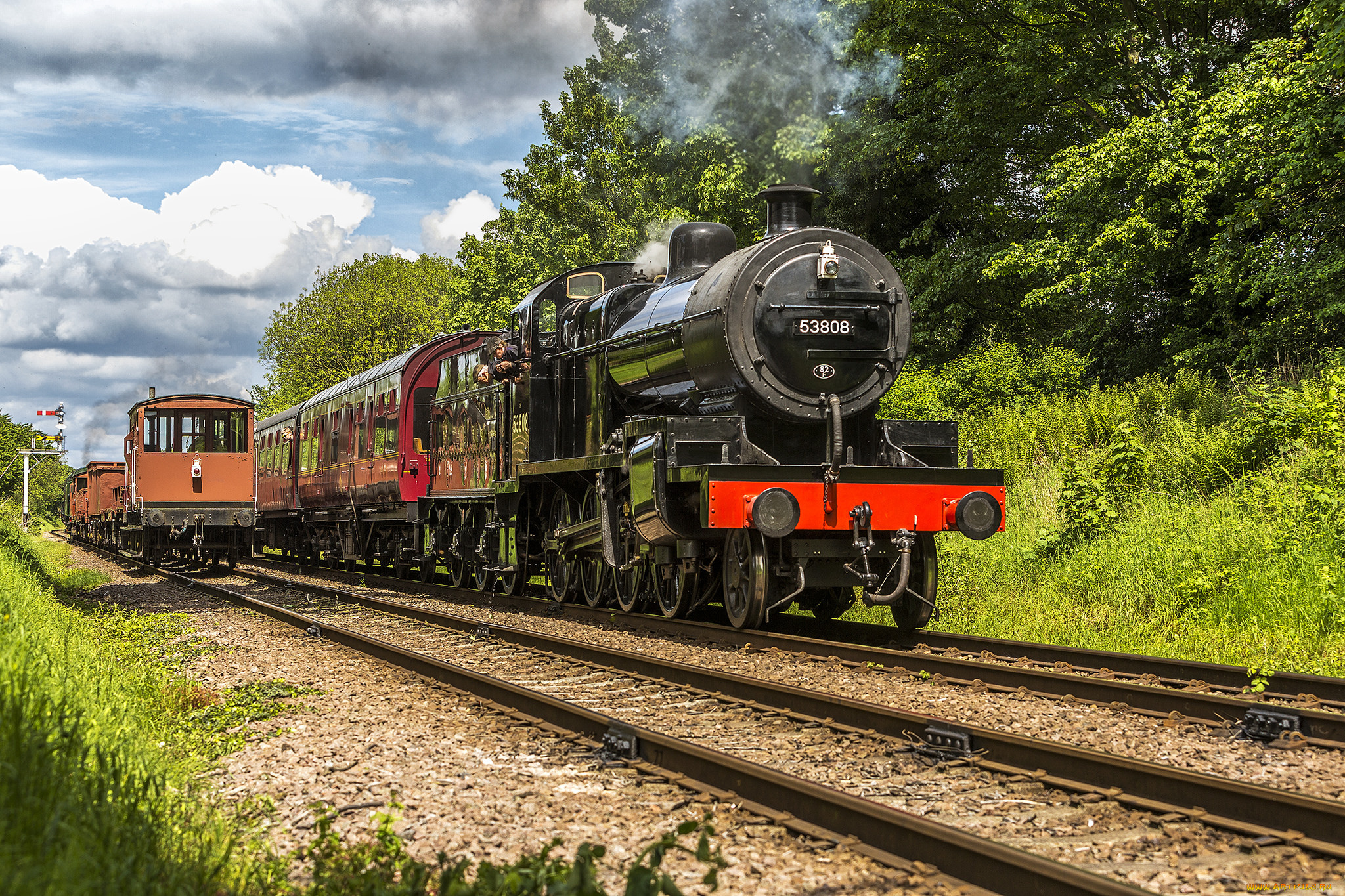 техника, паровозы, состав, локомотив