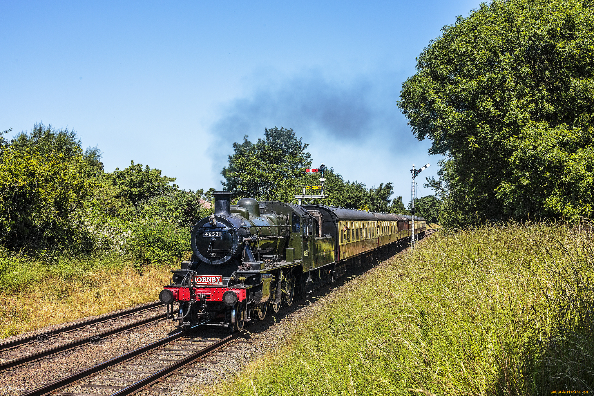 техника, паровозы, состав, локомотив