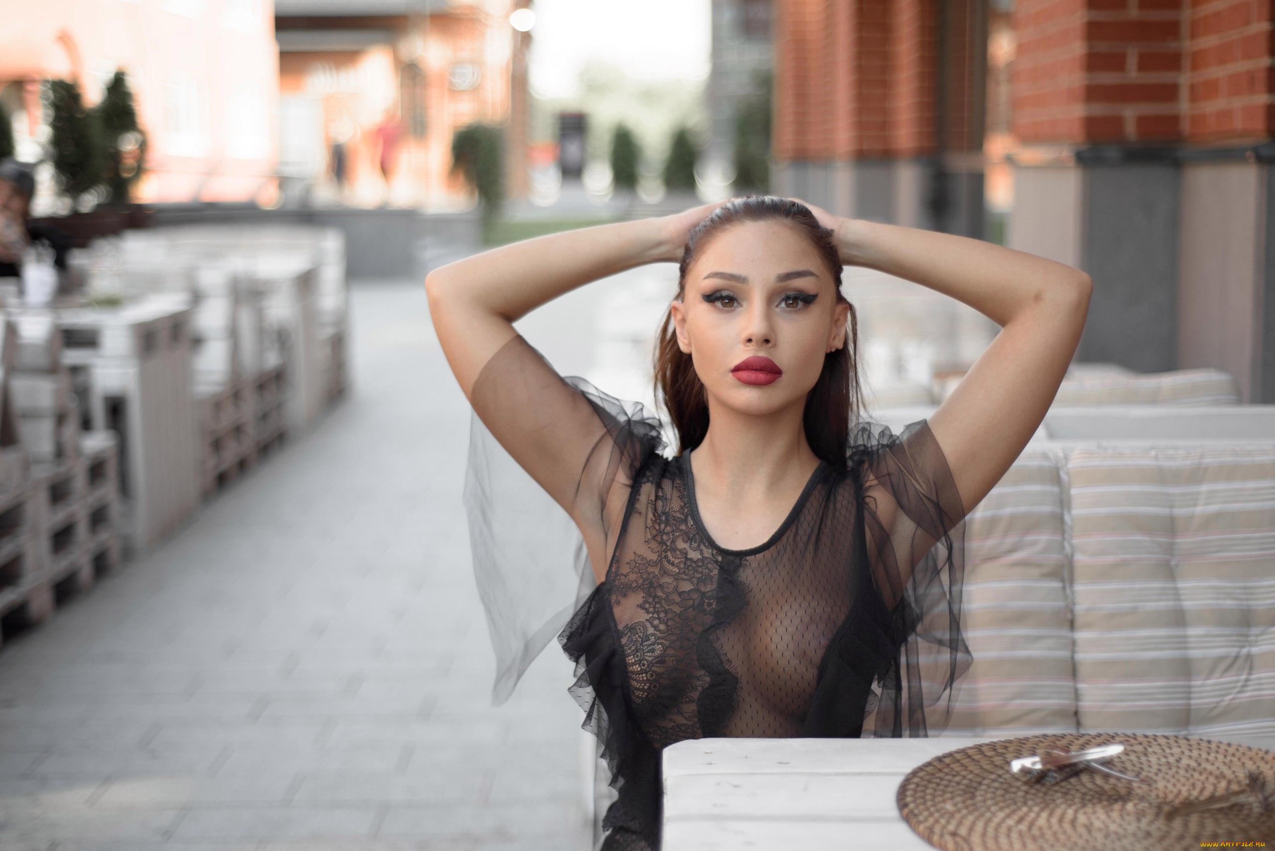 девушка, девушки, -unsort, , брюнетки, темноволосые, модель