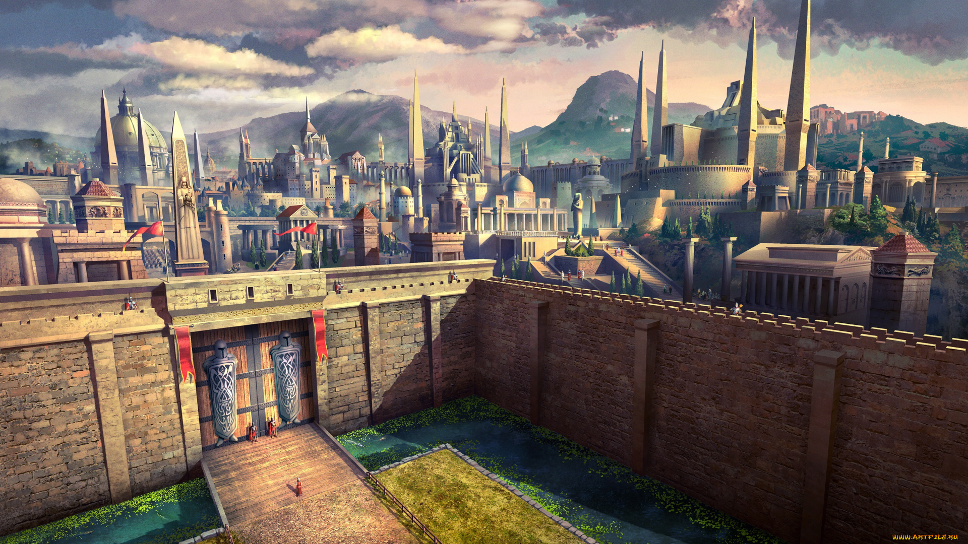 фэнтези, замки, замок