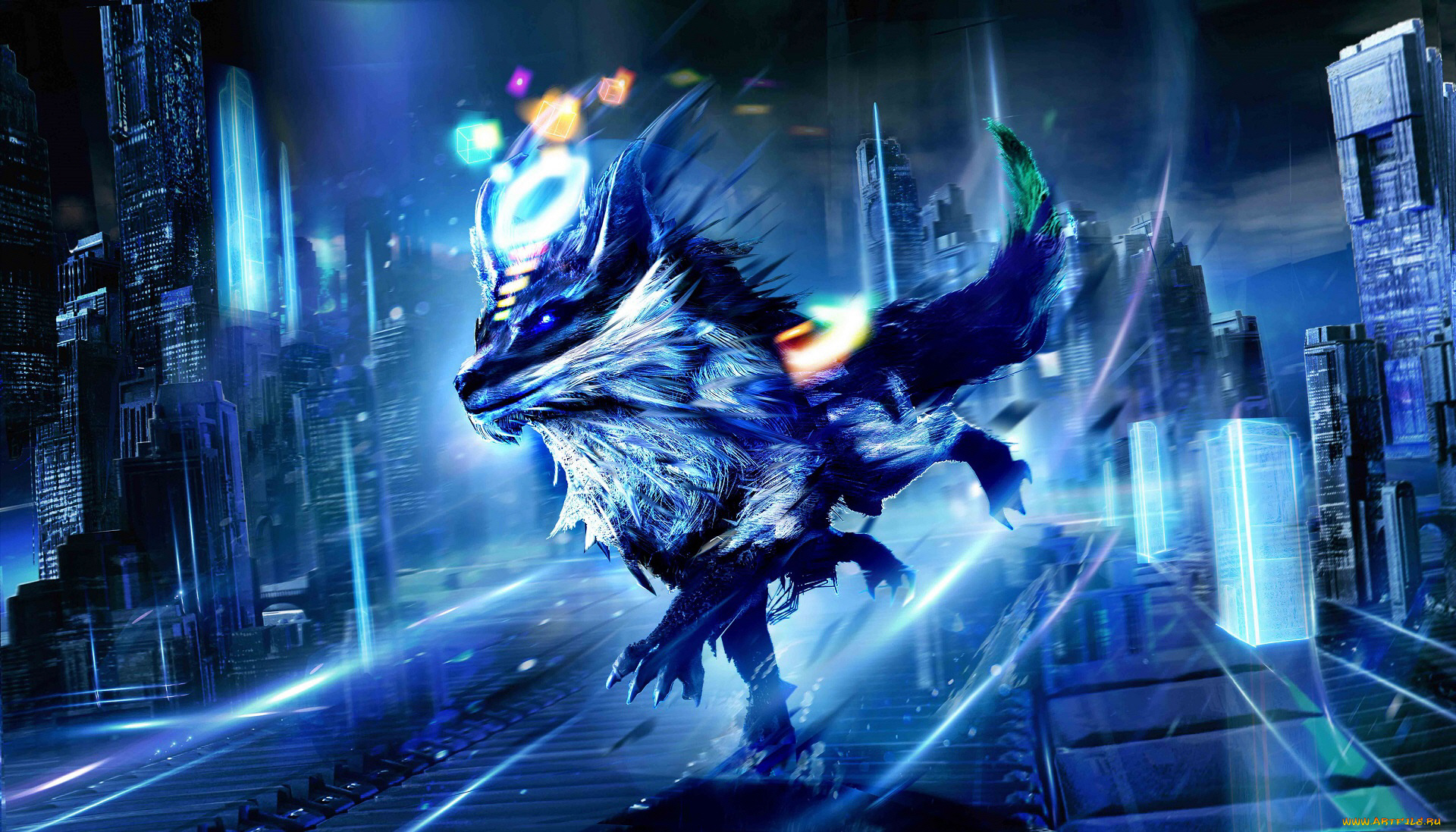 фэнтези, оборотни, волк