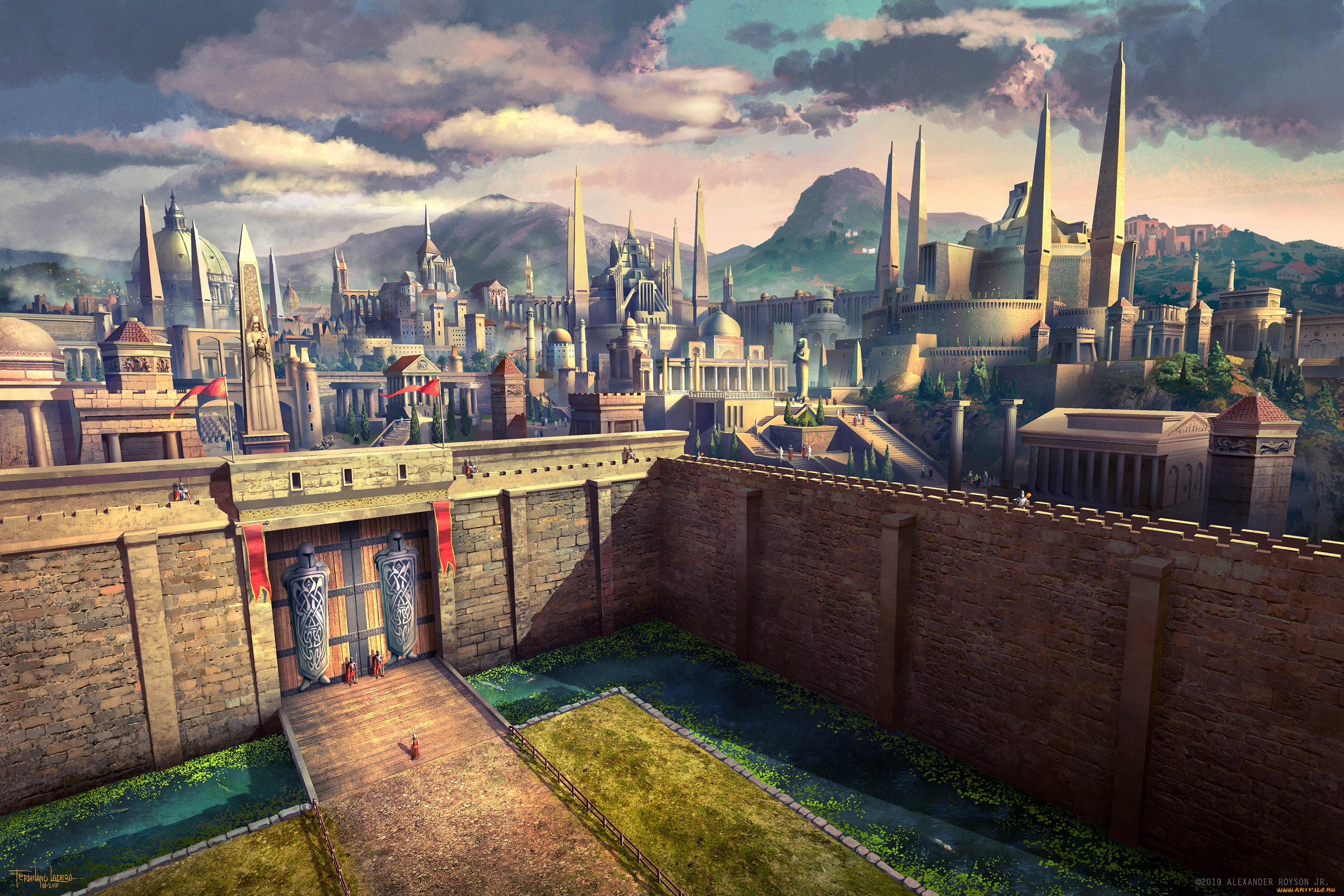 фэнтези, замки, замок