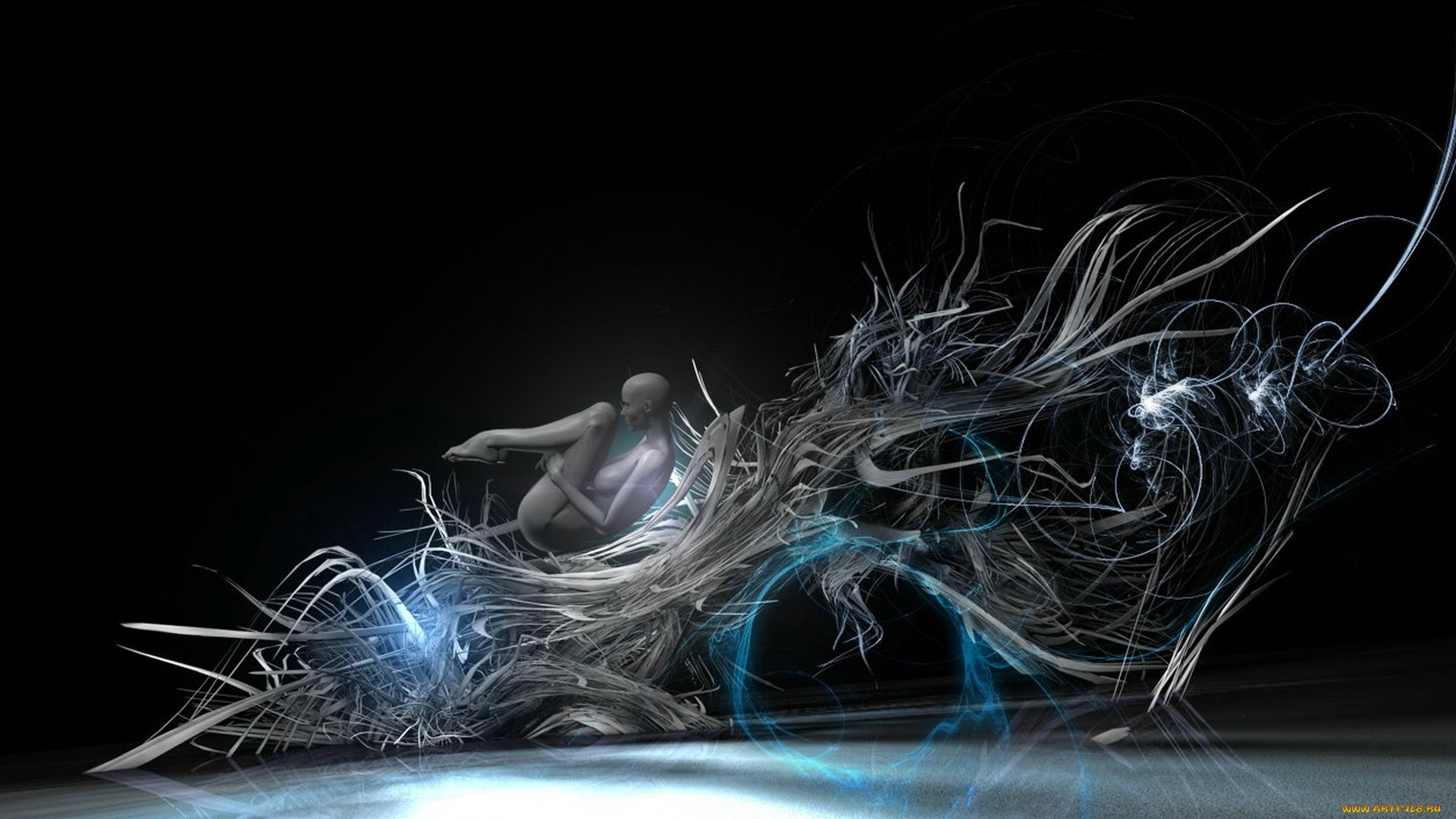 3д, графика, люди, , people, девушка, переплетение