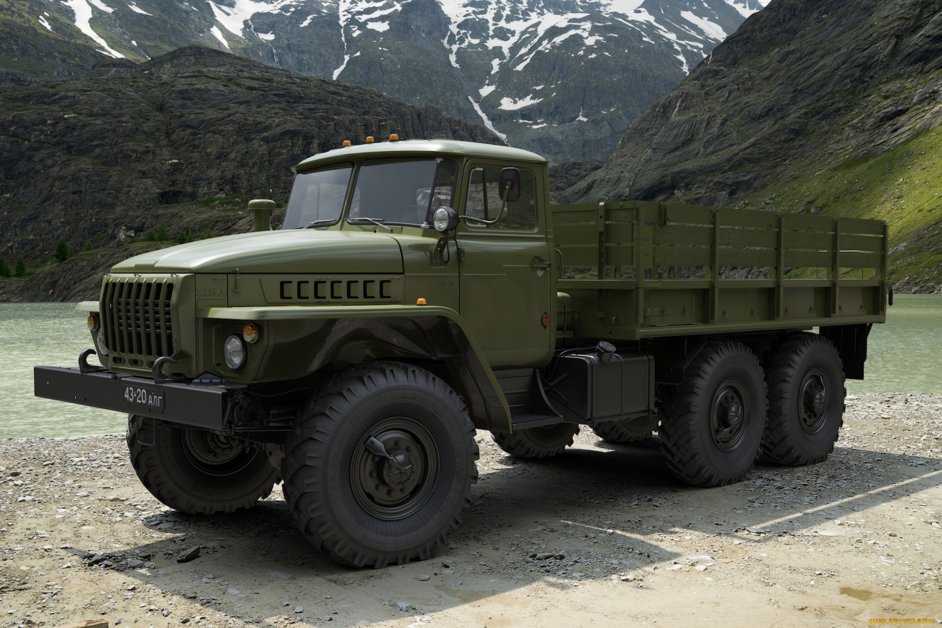 урал, автомобили, автомобиль, грузовой, горы