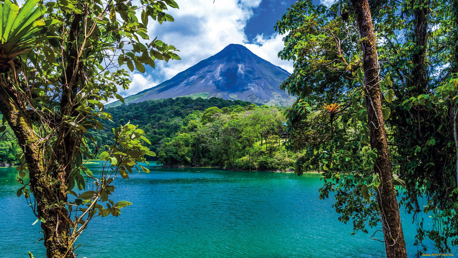 arenal, volcano, costa, rica, природа, пейзажи, arenal, volcano, costa, rica