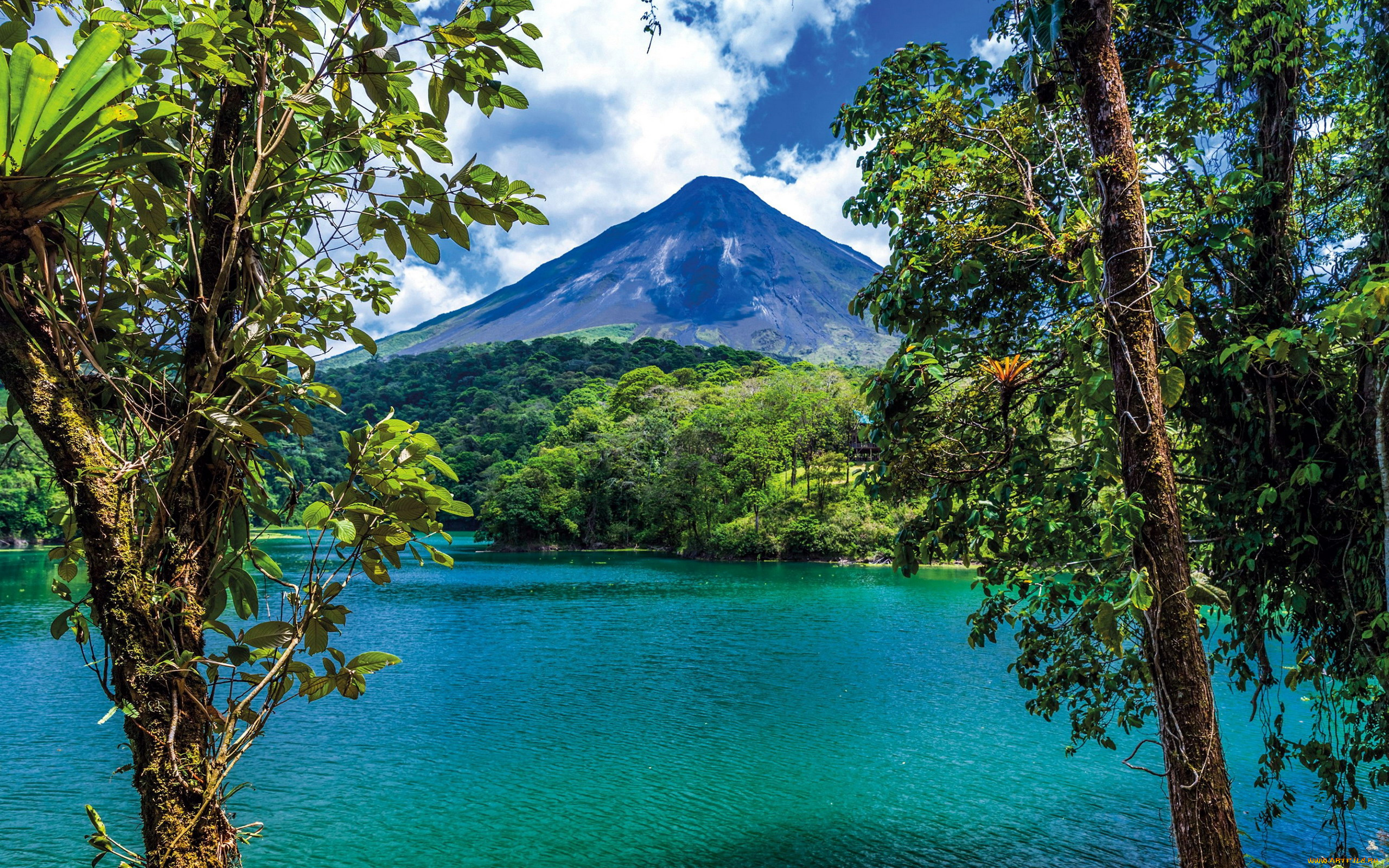 arenal, volcano, costa, rica, природа, пейзажи, arenal, volcano, costa, rica