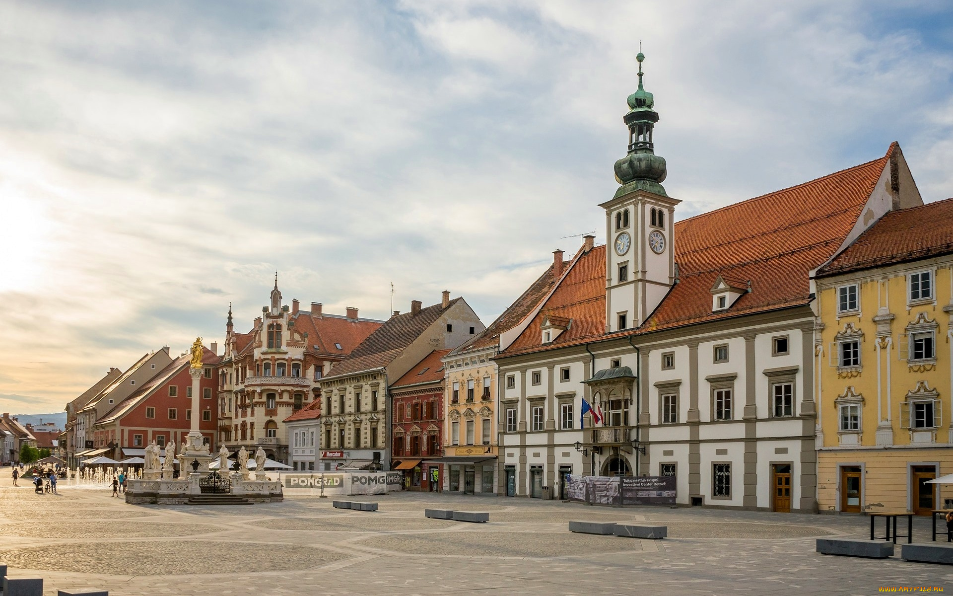 town, hall, maribor, slovenia, города, -, улицы, , площади, , набережные, town, hall