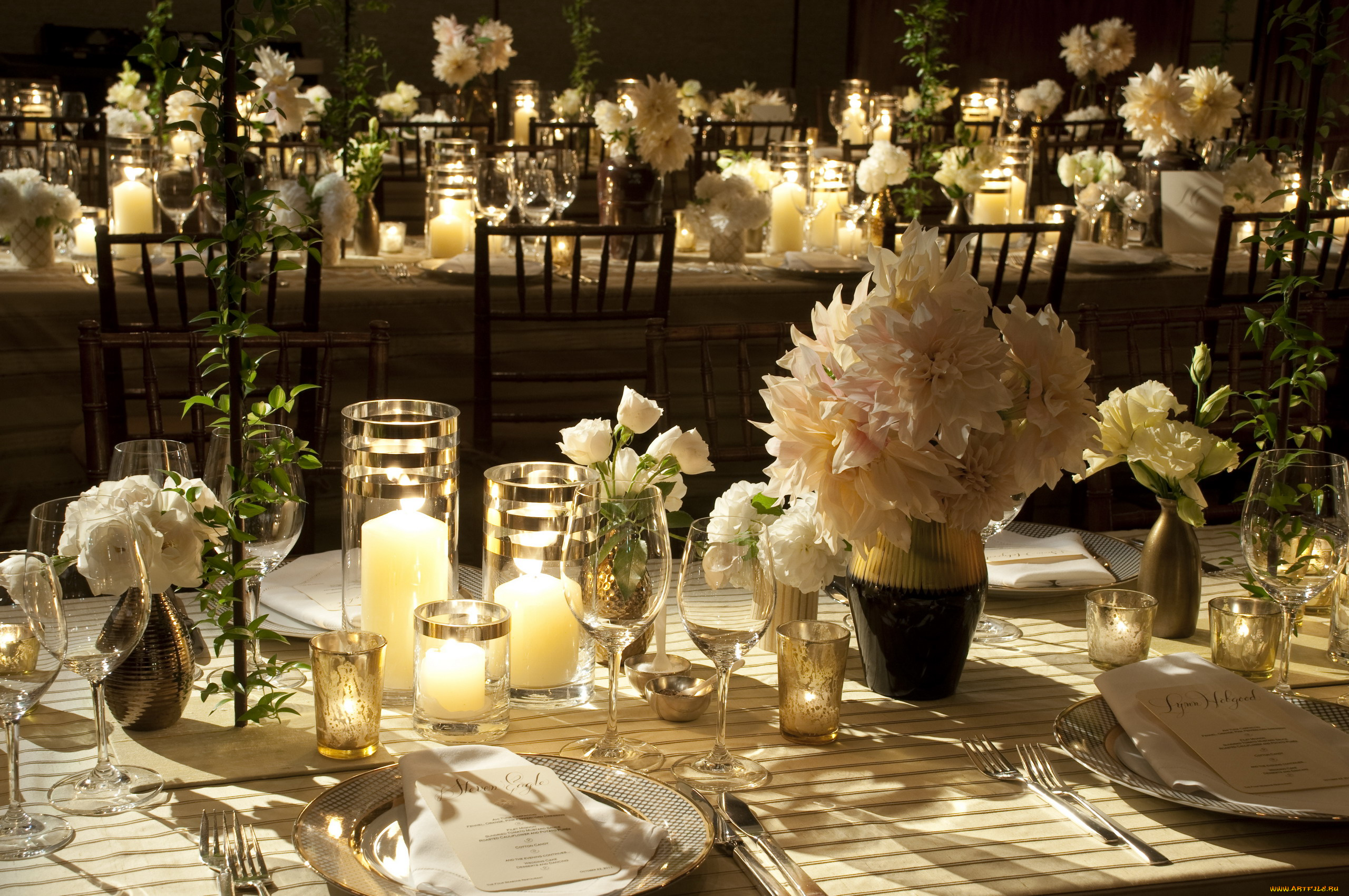интерьер, декор, , отделка, , сервировка, свечи, букеты, приборы