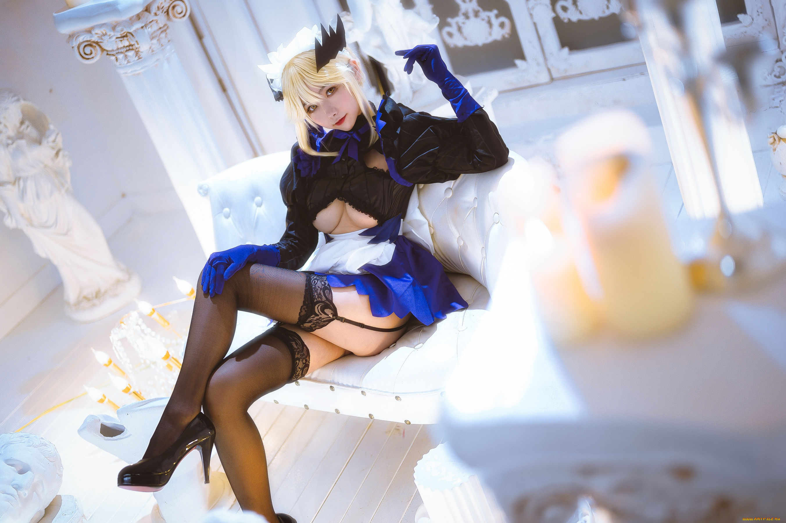 бестия, девушки, -, креатив, , косплей, девушка, женщина, блондинка, светловолосая, сексуальная, модель, звезда, позирует, разная, обувь, верхняя, стильная, одежда, нижнее, эротическое, бельё, трусы, лифчик, колготки, чулки, аксессуары, макияж, и, множество, элементов, на, фотографии, momoko, kwai