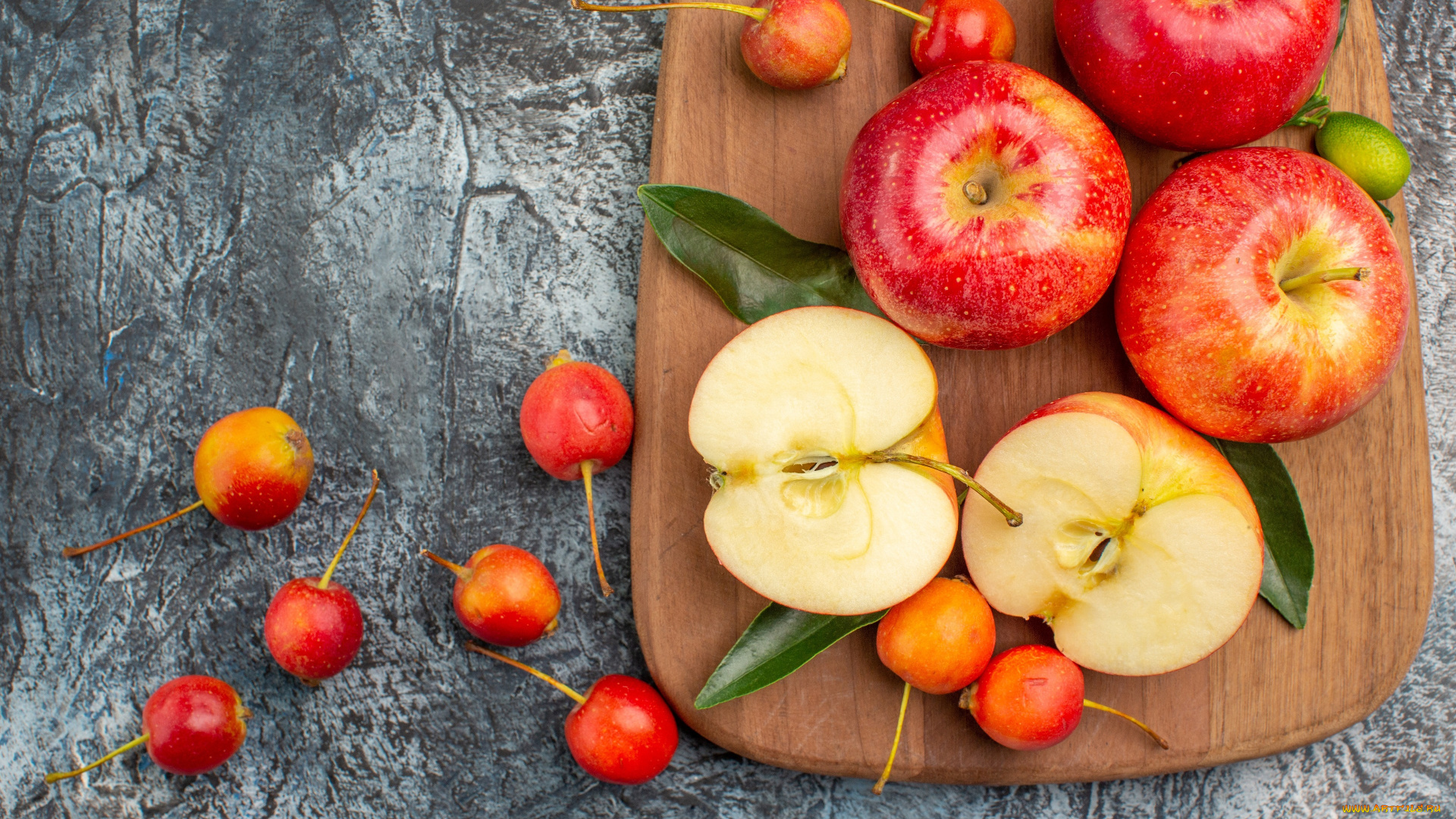 еда, яблоки