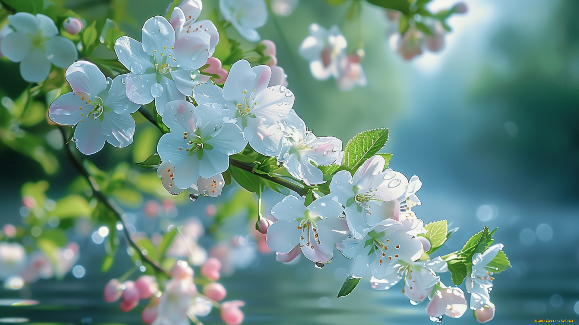 разное, компьютерный, дизайн, весна, цветы