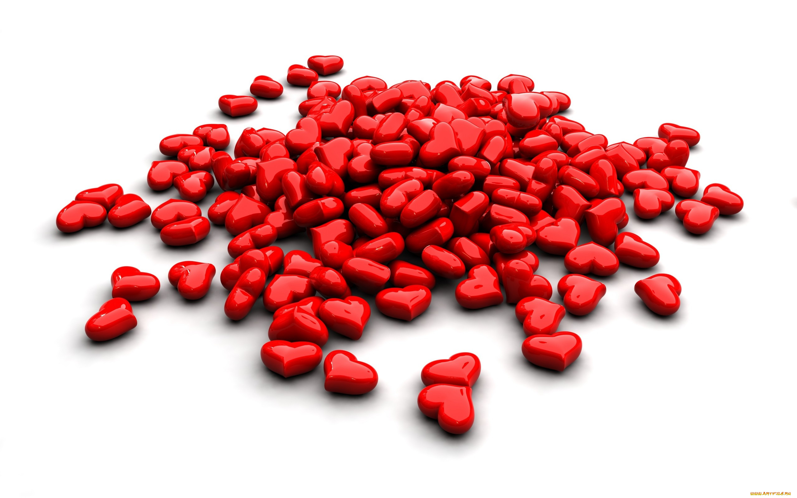 3д, графика, романтика, , romantics, сердечки, кучка