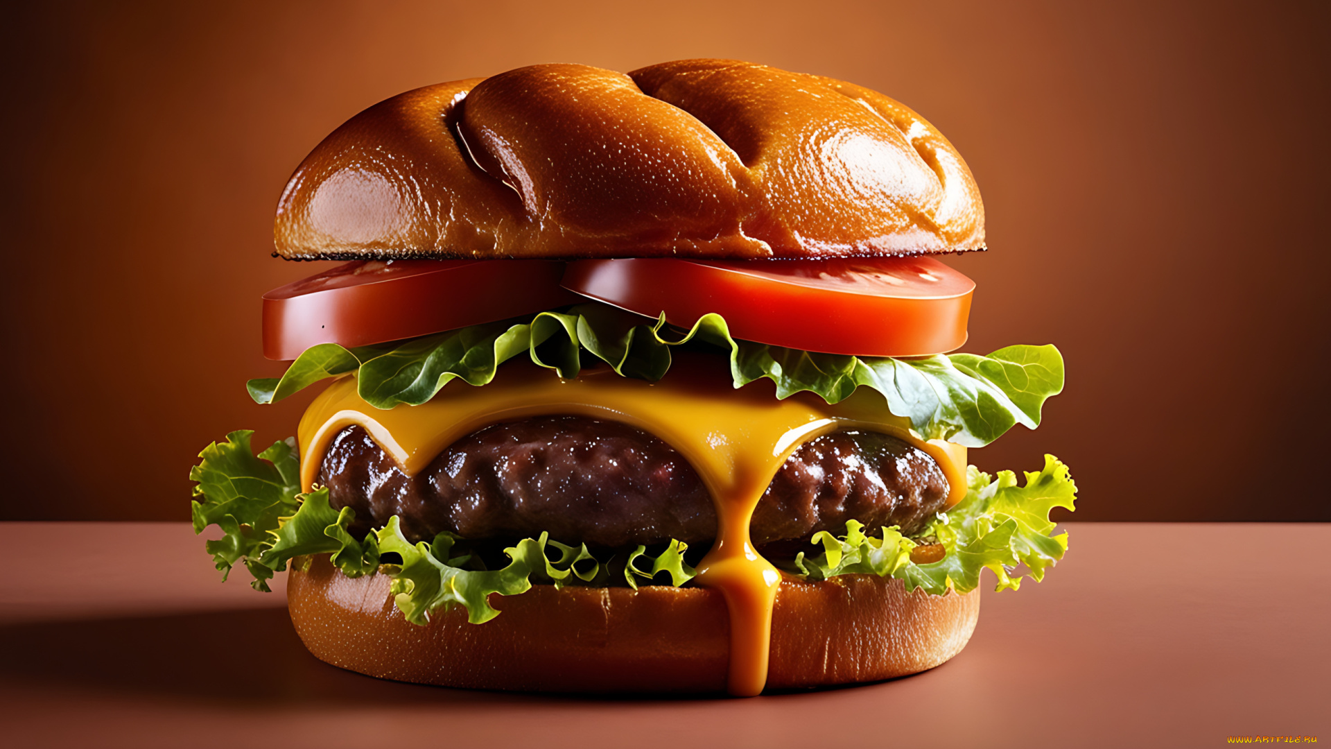 3д, графика, еда-, food, гамбургер