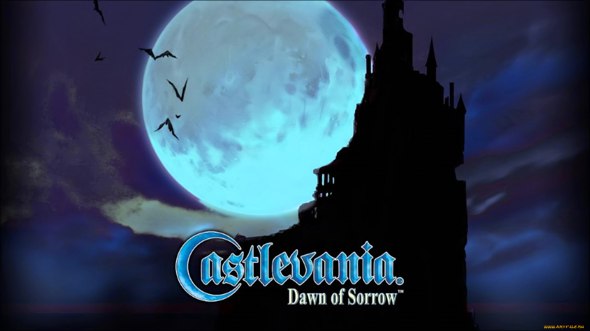 видео, игры, castlevania, , dawn, of, sorrow, замок, скала, луна, вампиры