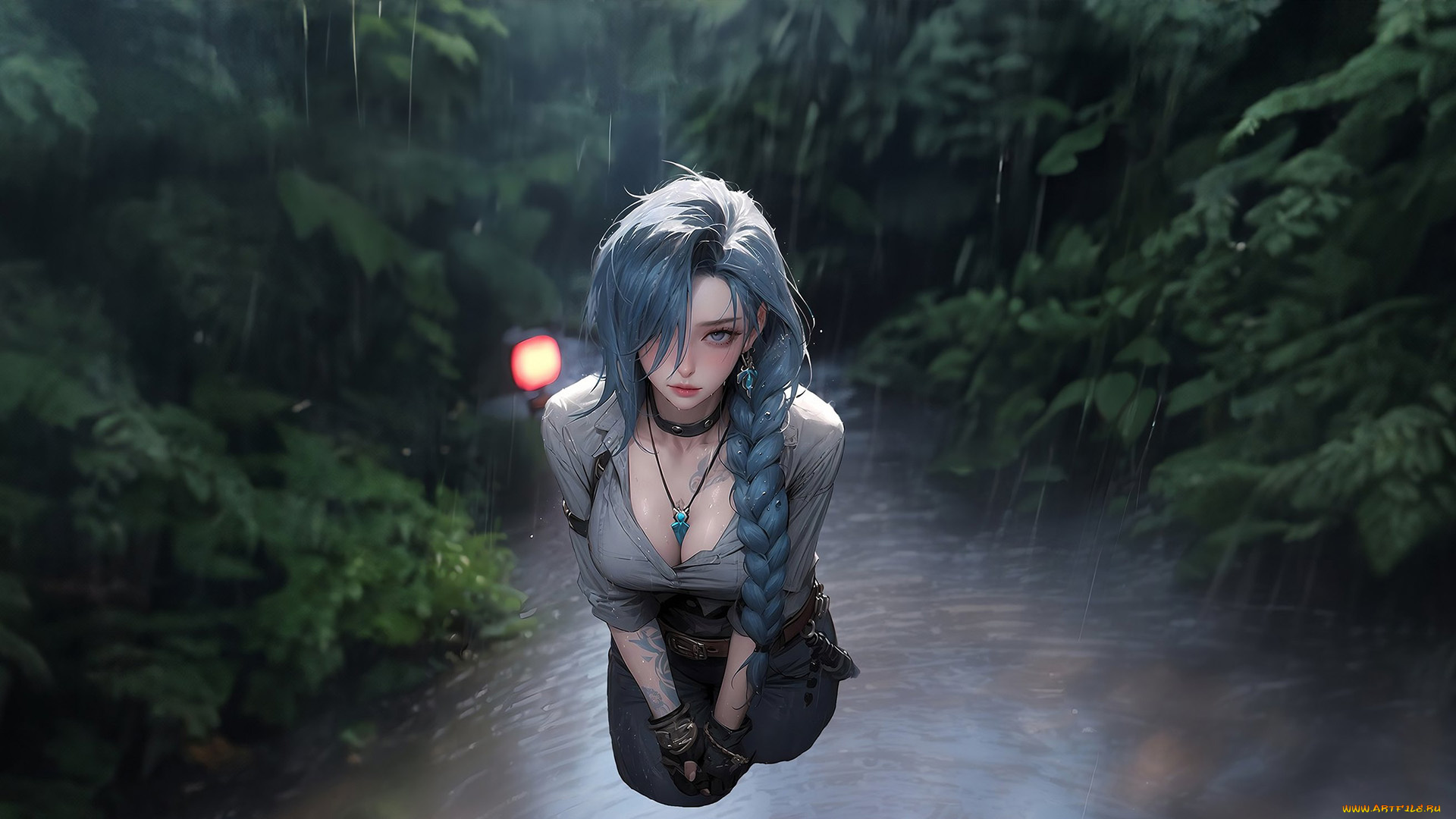 видео, игры, league, of, legends, джинкс