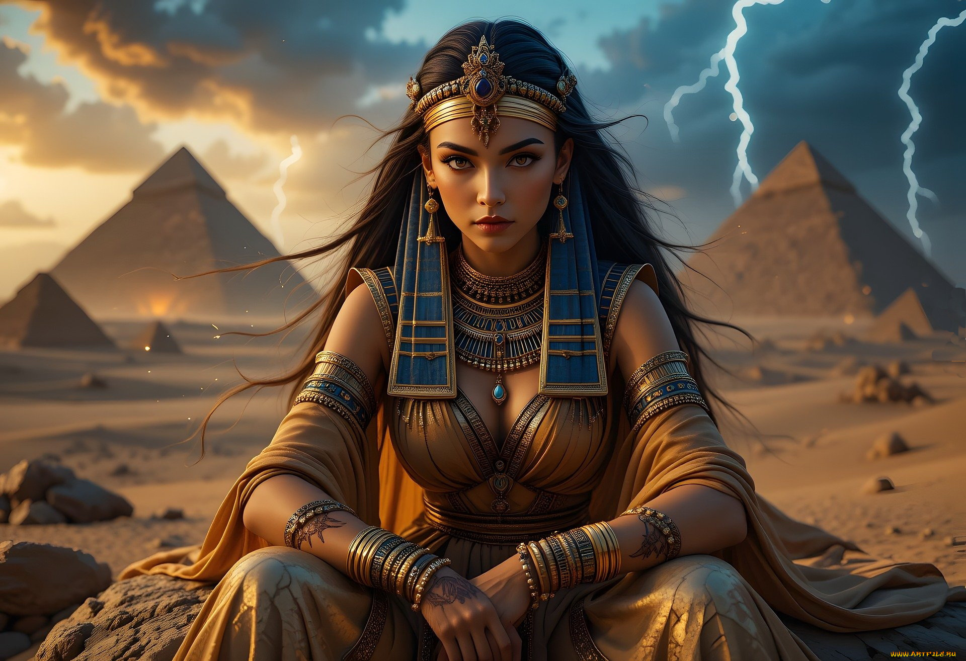 3д, графика, люди, , people, египтянка