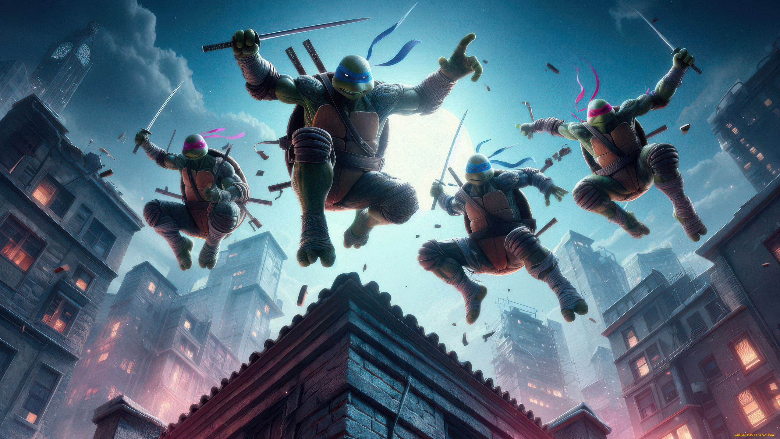 3д, 3д, графика, мультфильмы, , кино, , видео, игры, tmnt