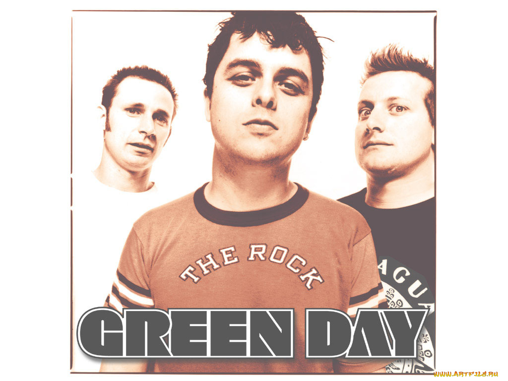 музыка, green, day
