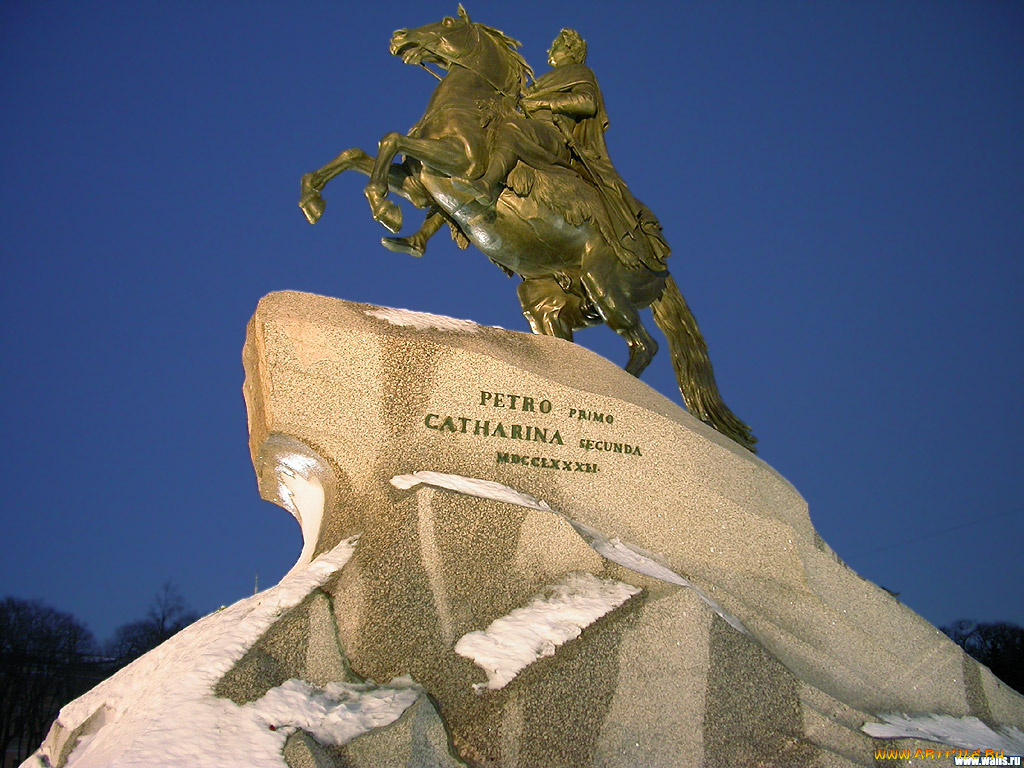 петербург, города, санкт, петергоф, россия, медный, всадник