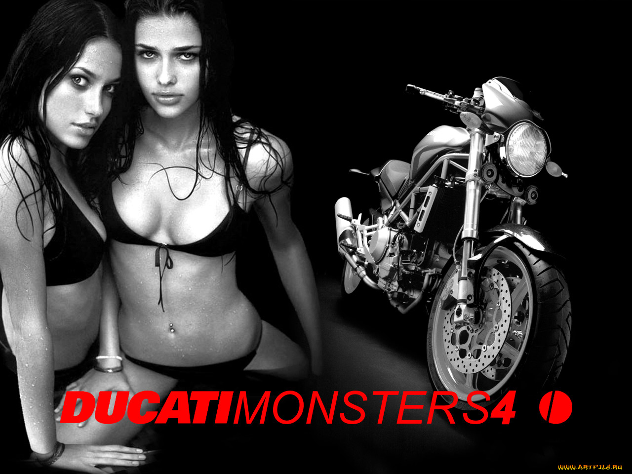 мотоциклы, мото, девушкой