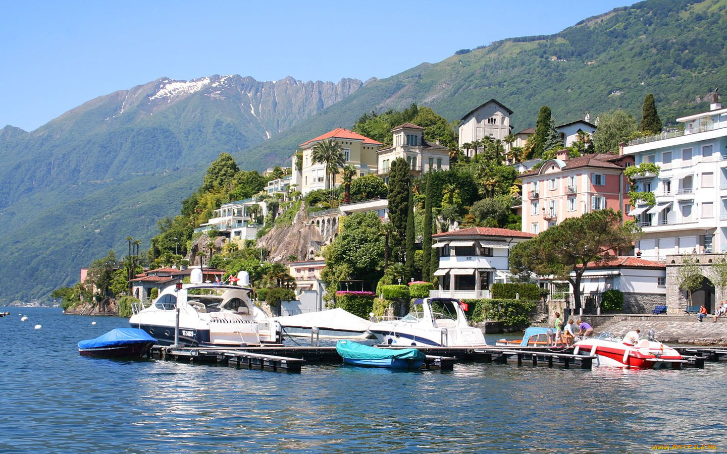 ascona, switzerland, города, пейзажи