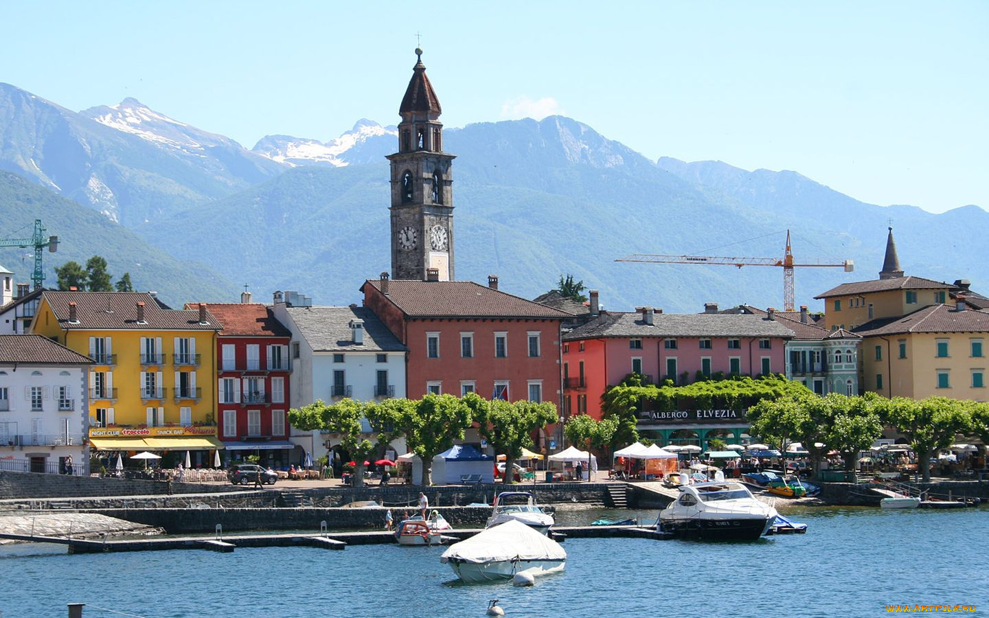 ascona, switzerland, города, улицы, площади, набережные