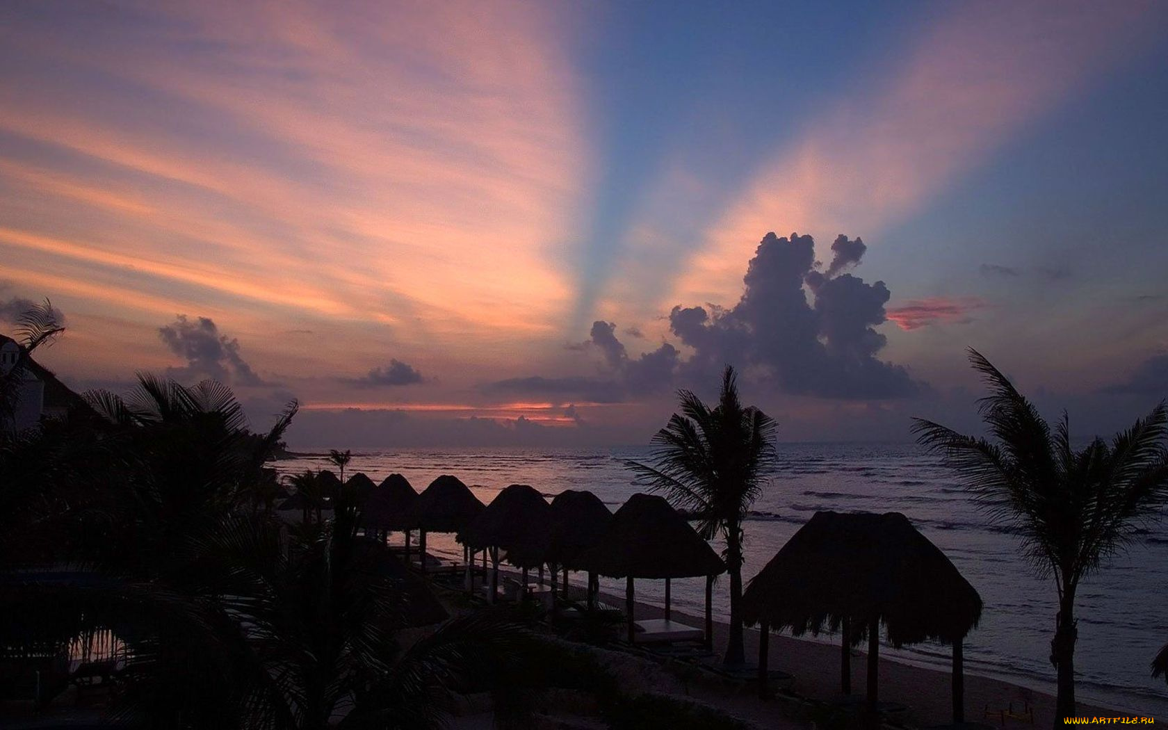 mexico, природа, восходы, закаты