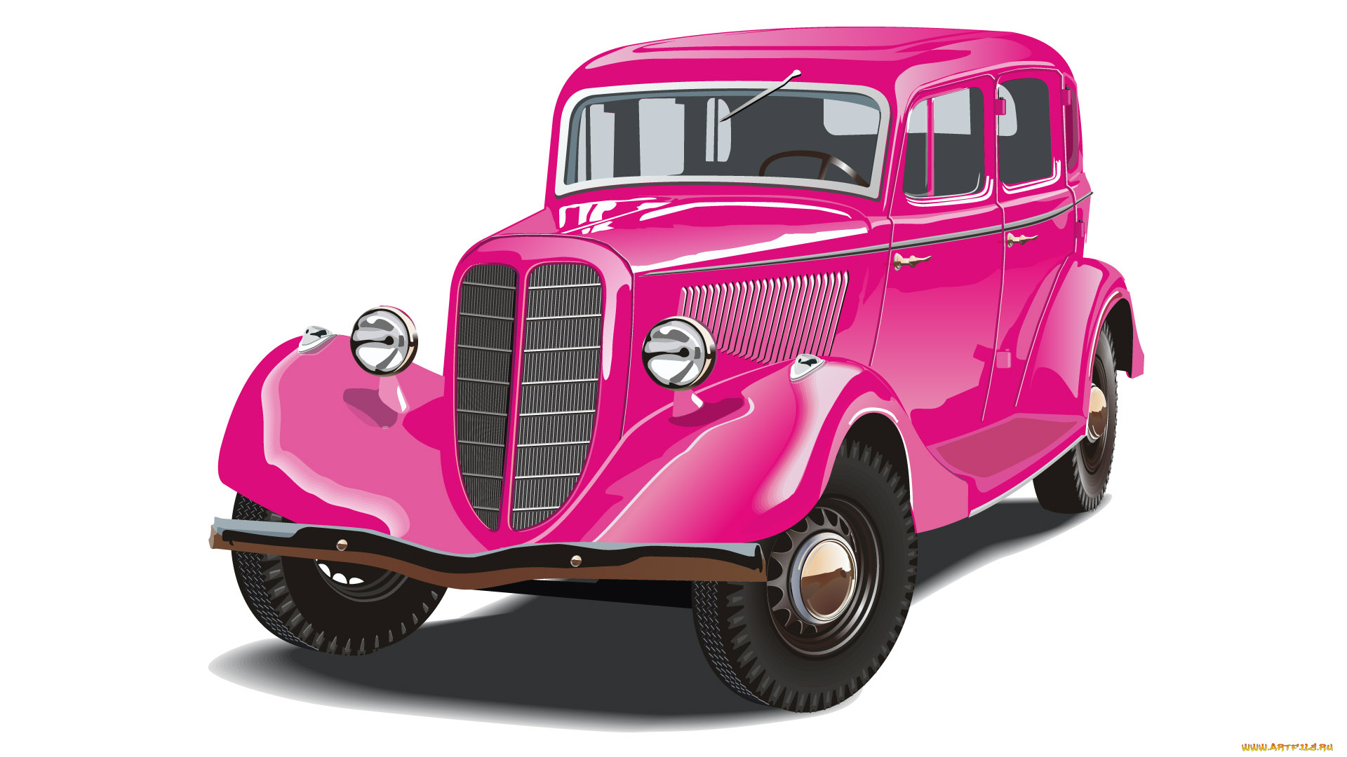 автомобили, векторная, графика