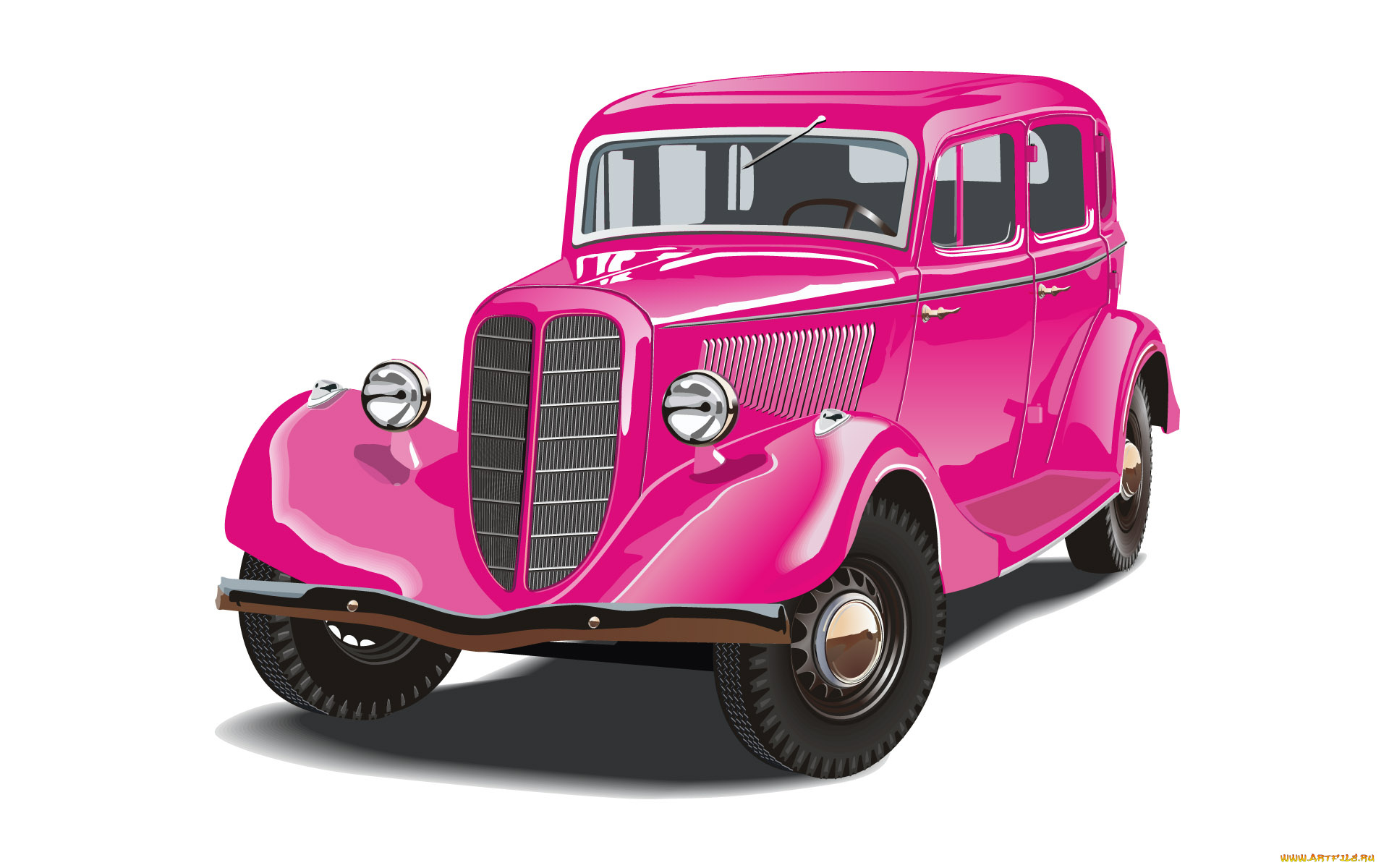 автомобили, векторная, графика