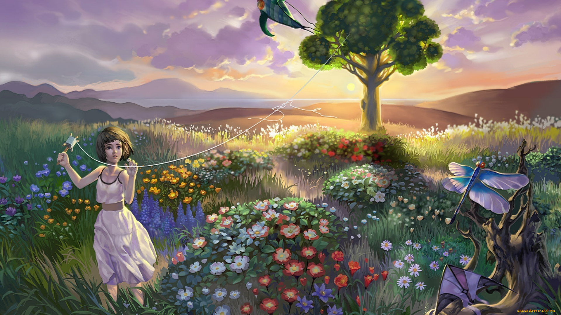 рисованные, дети