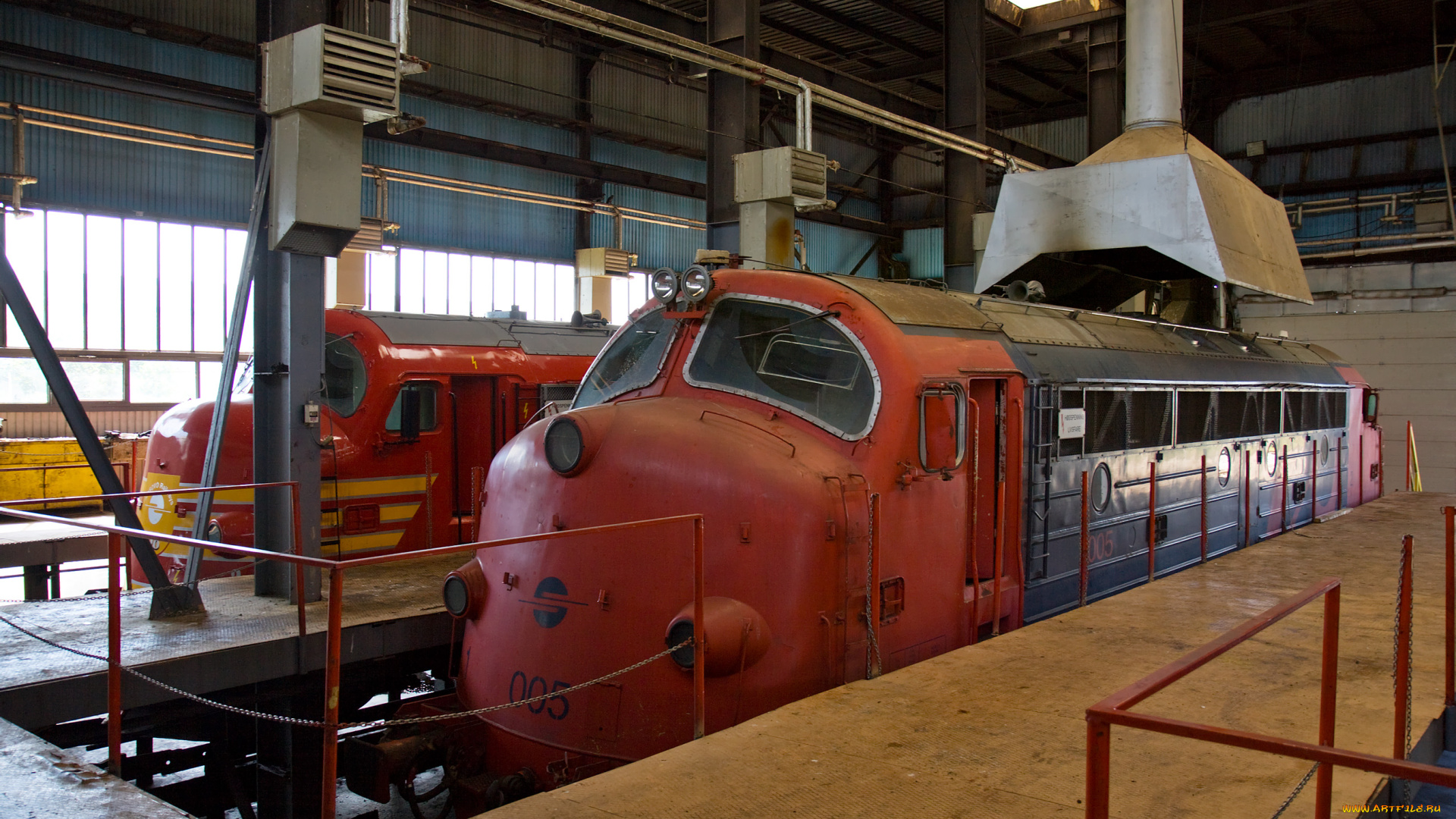 техника, локомотивы, депо, лоеомотив