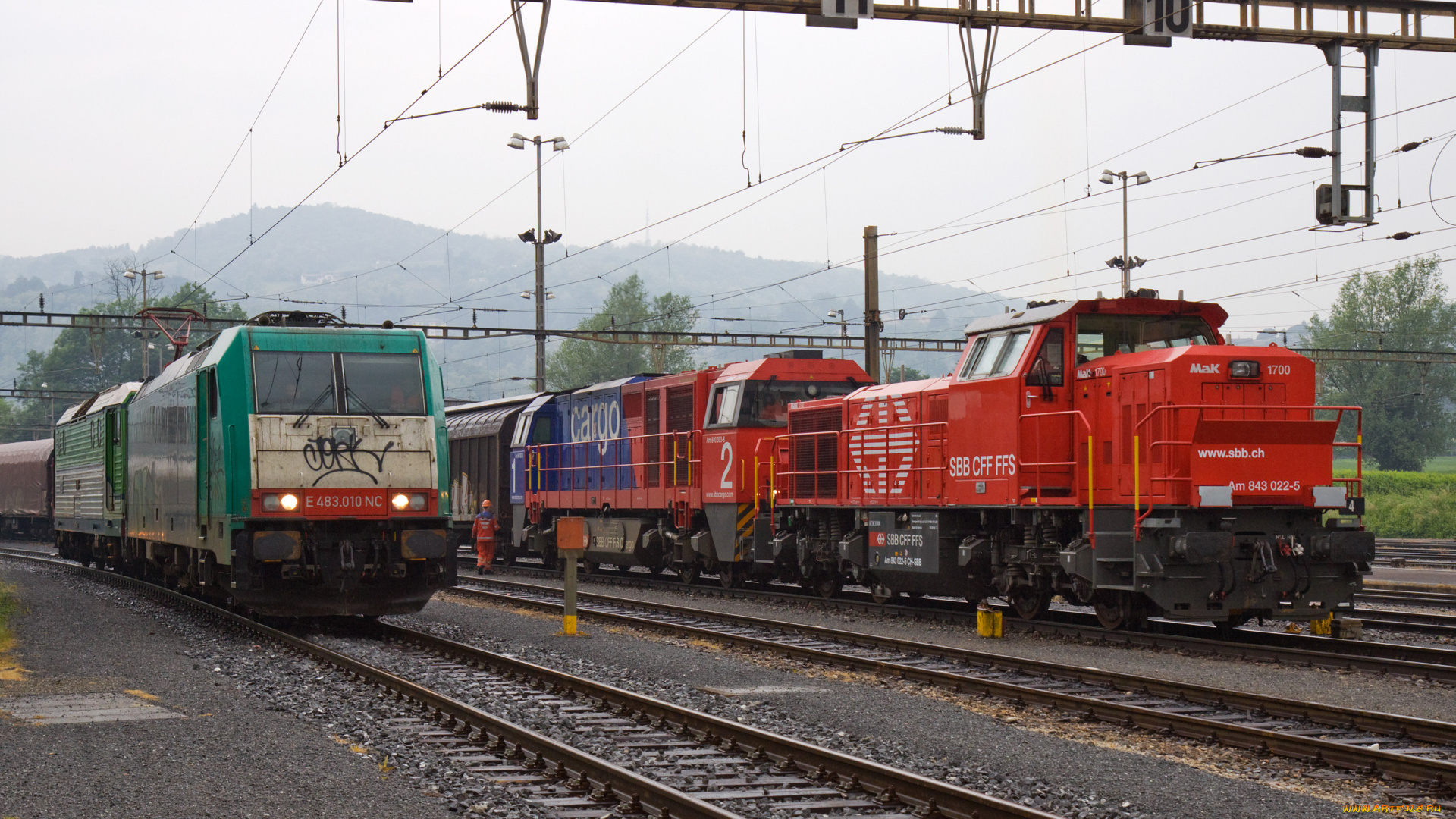 техника, локомотивы, пути