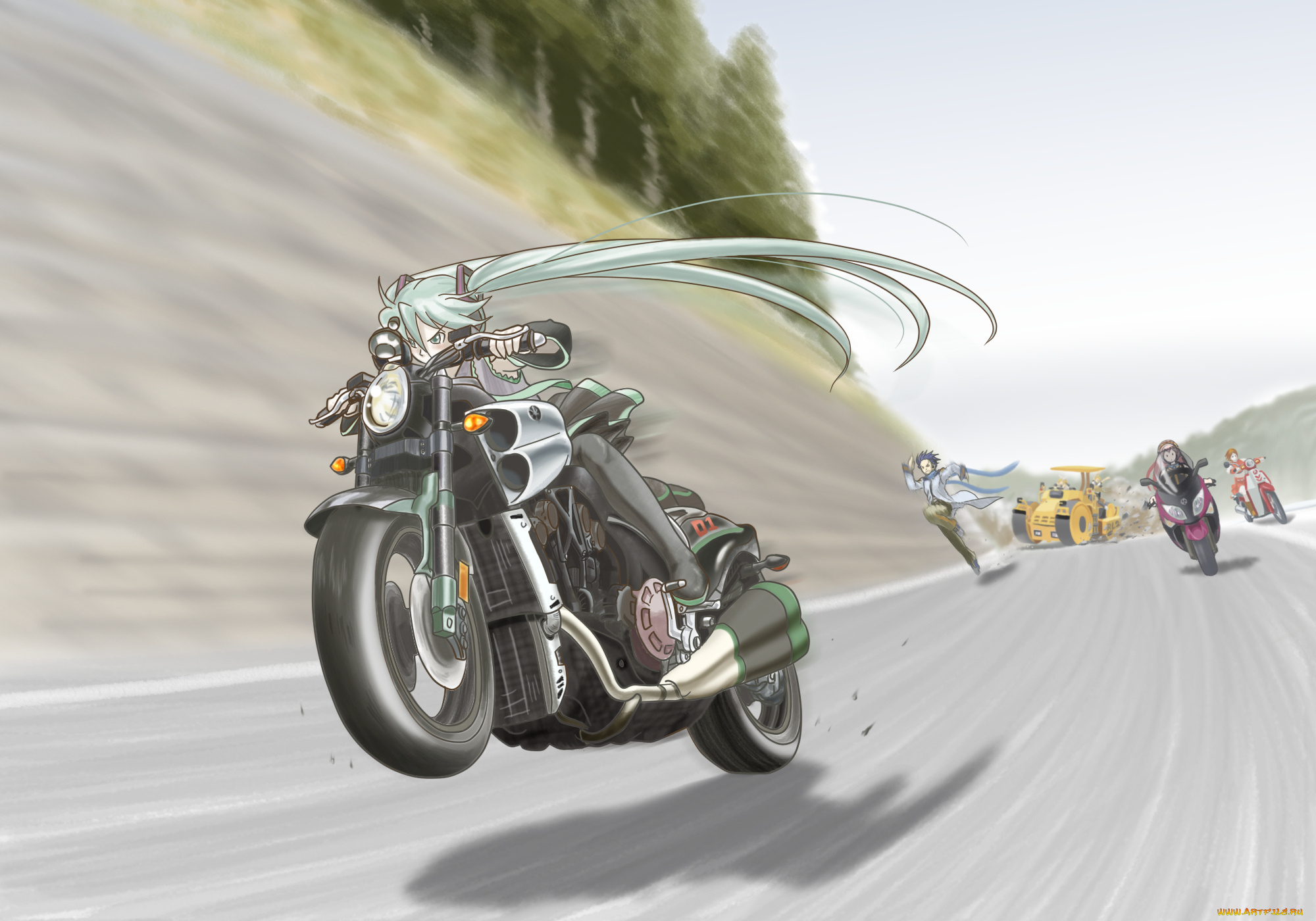 аниме, vocaloid, вокалоид, kaito, hatsune, miku, kagamine, rin, len, meiko, megurine, luka