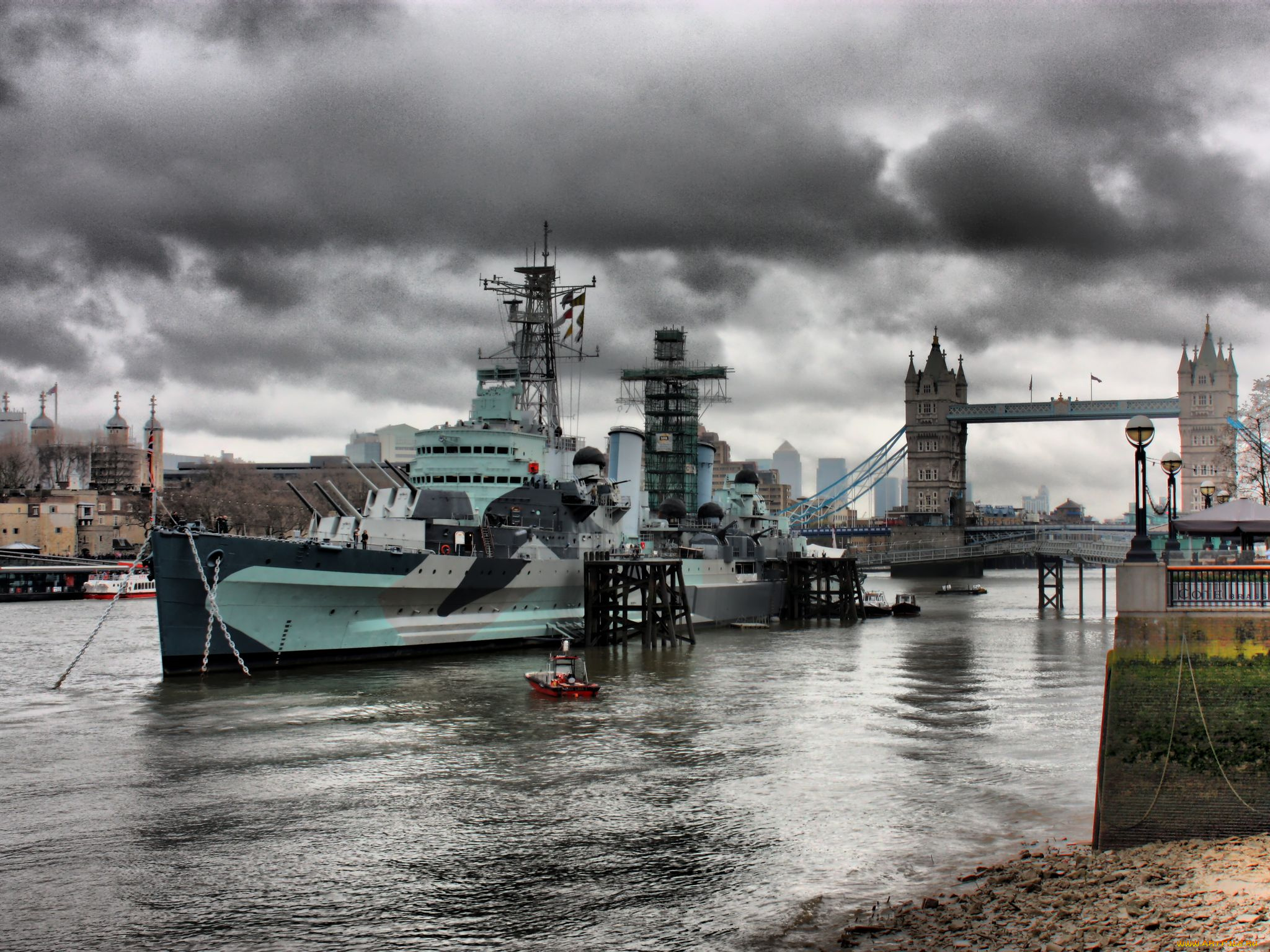 hms, belfast, корабли, крейсеры, линкоры, эсминцы, англия, темза, линкор, бэлфаст, стоянка