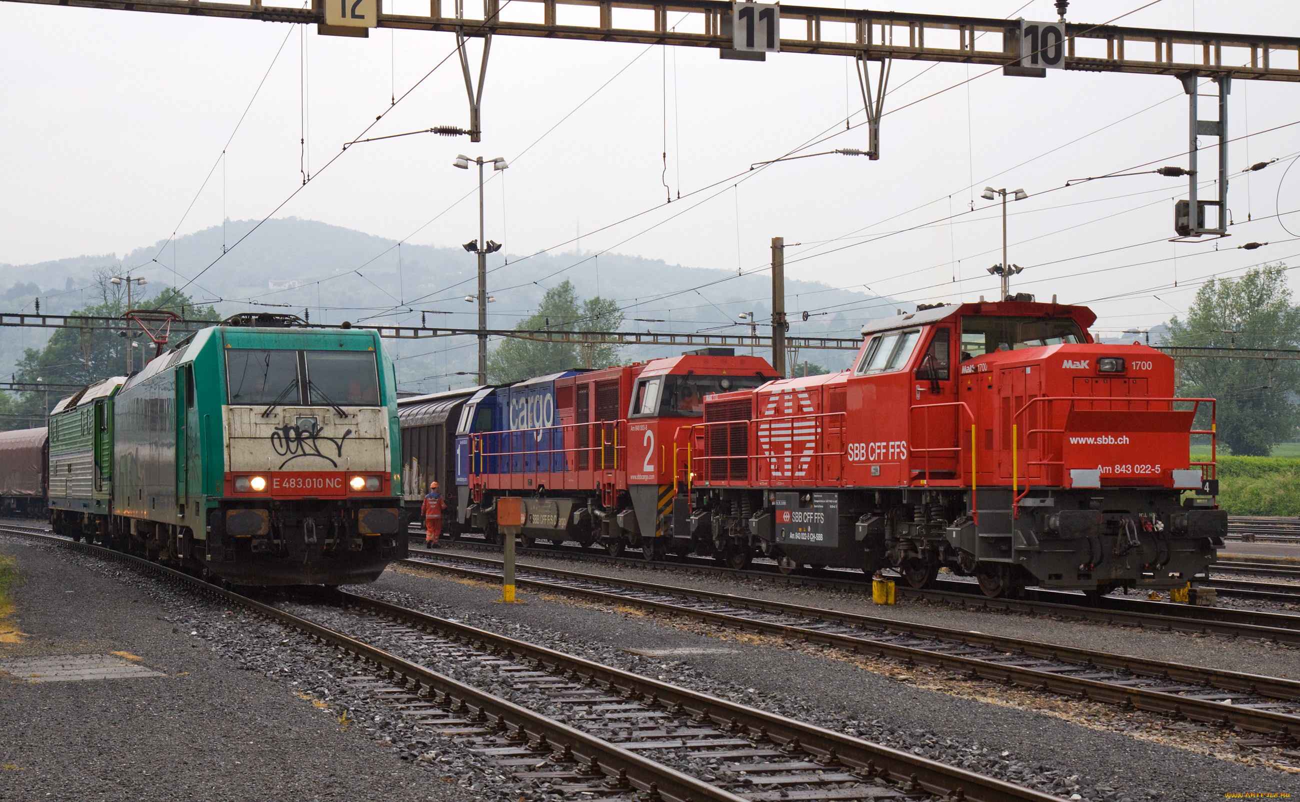 техника, локомотивы, пути