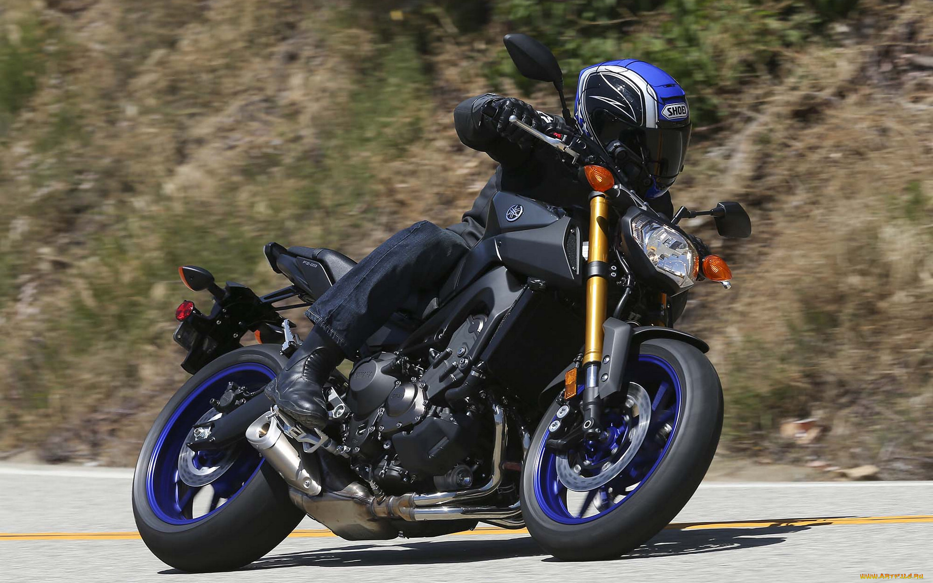 мотоциклы, yamaha, fz9